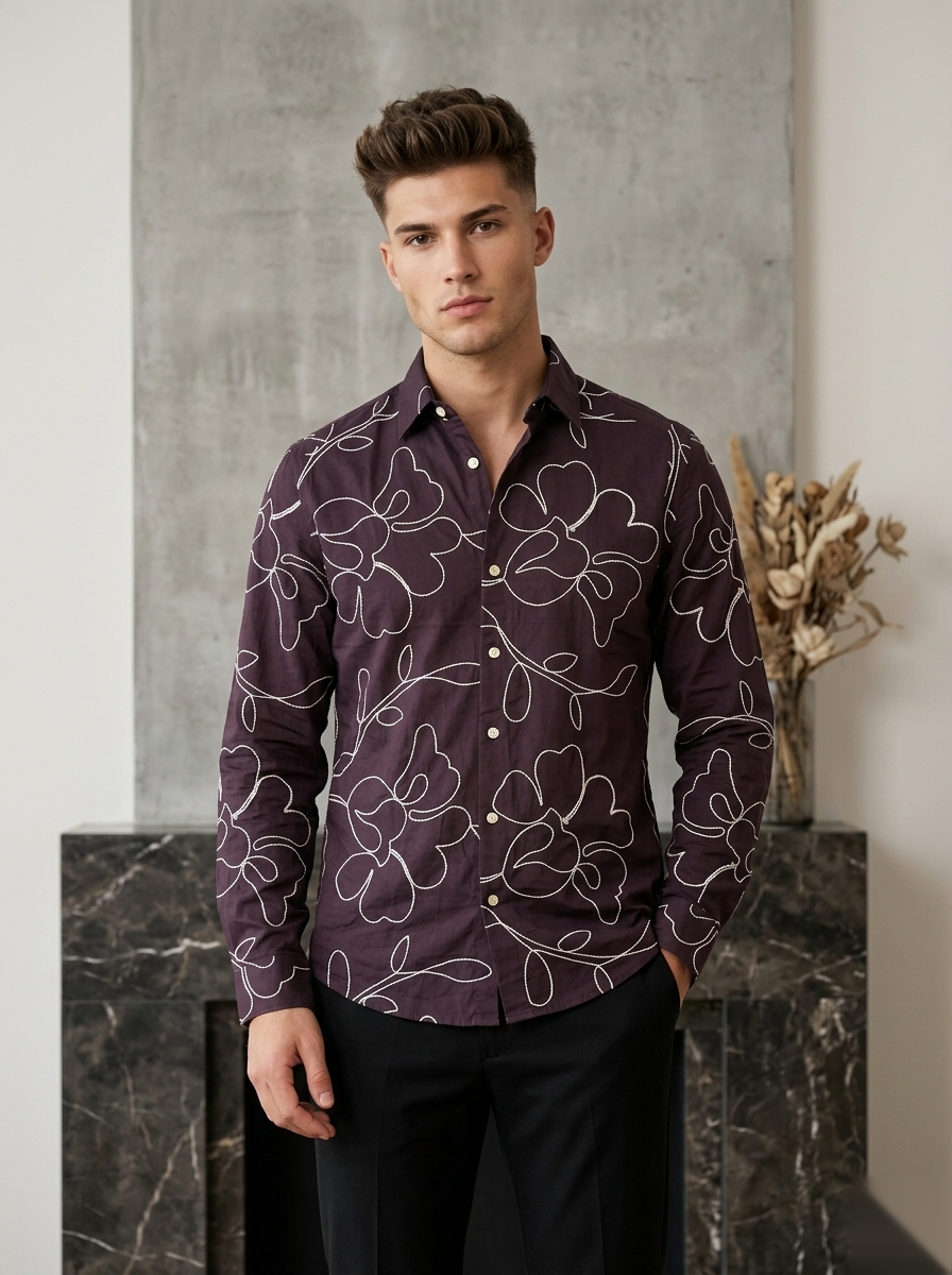 Minimal Embroidered Shirts