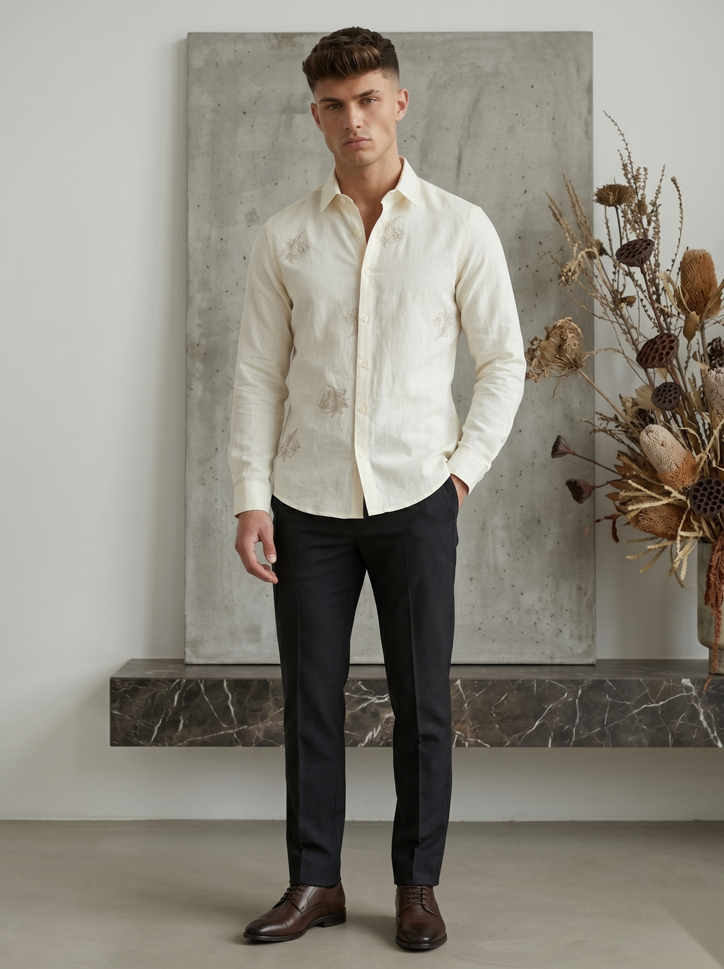 Minimal Embroidered Shirts