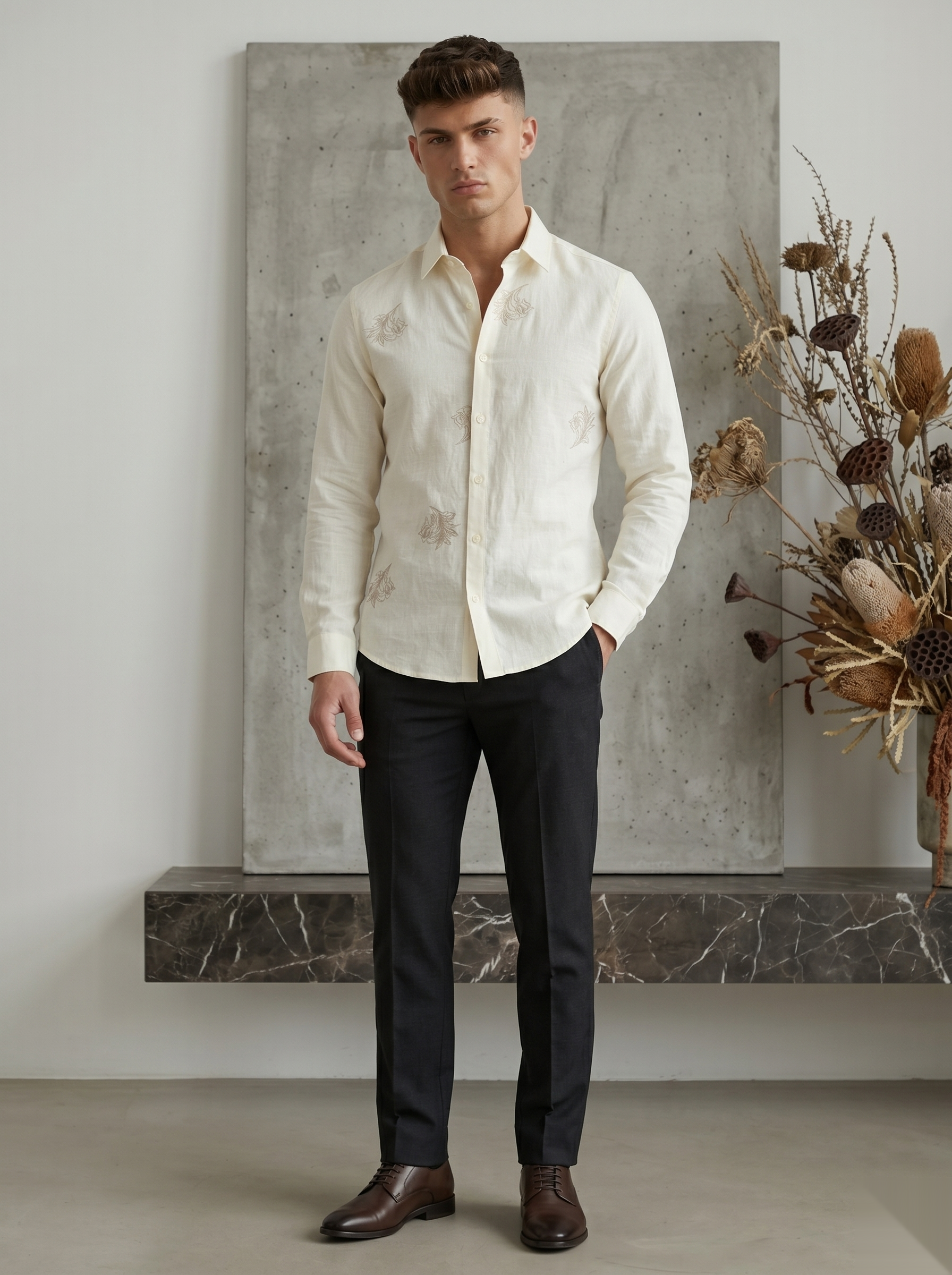Minimal Embroidered Shirts