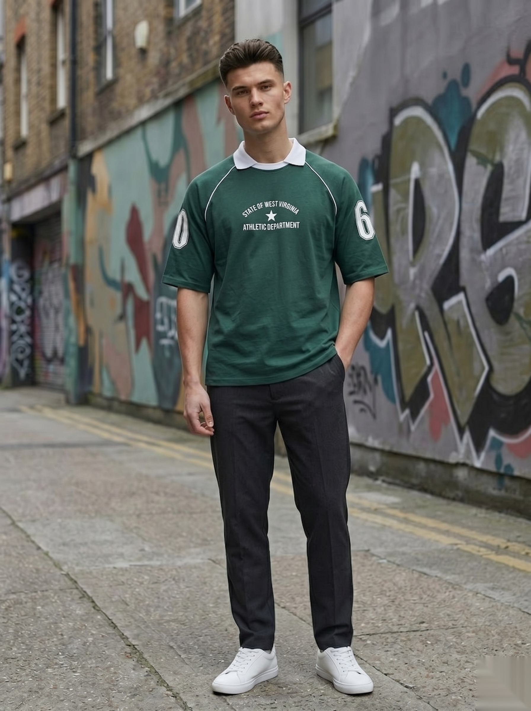 Oversized Polo T-Shirt