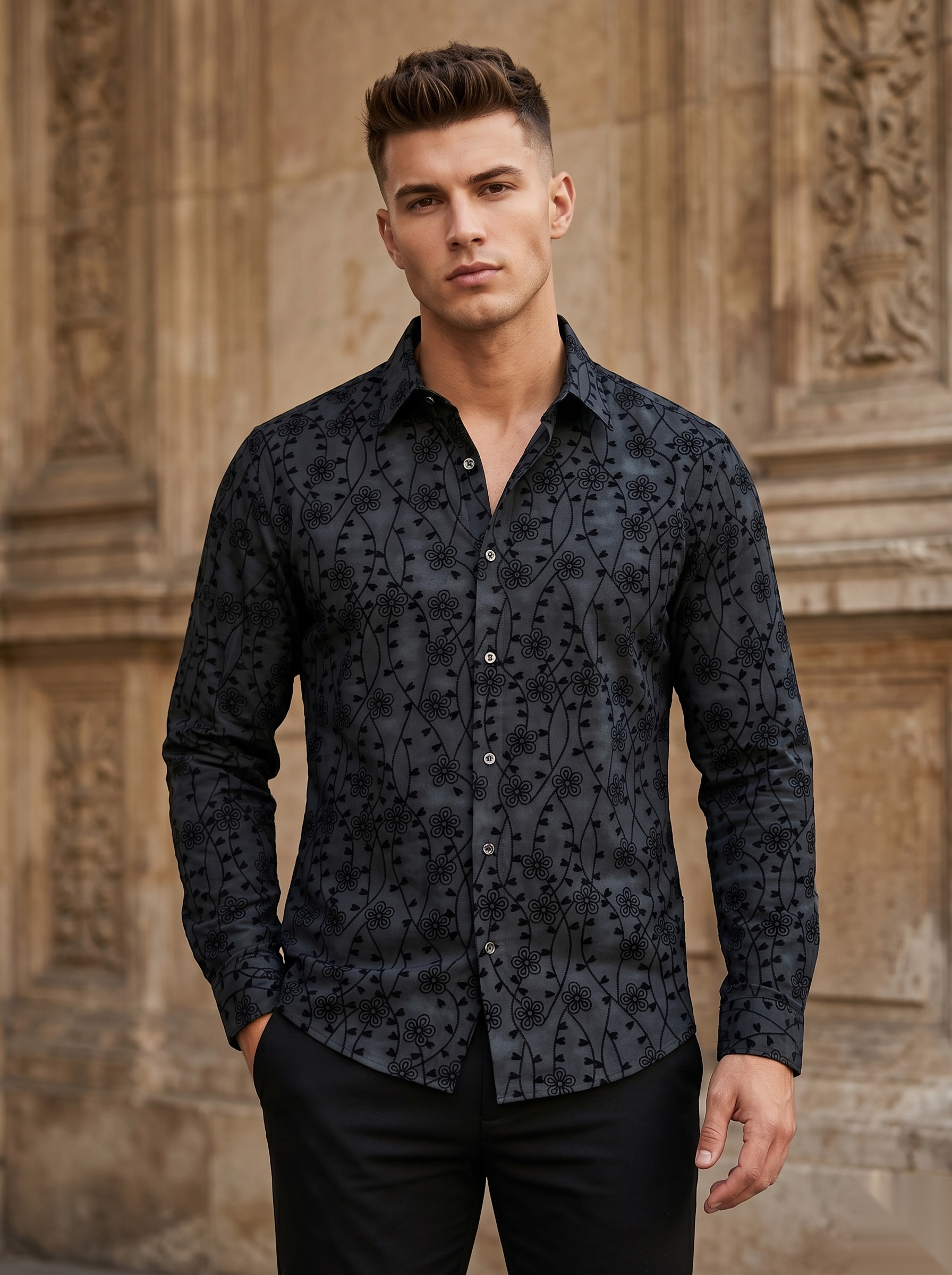 Self-Design Shirts - Flower