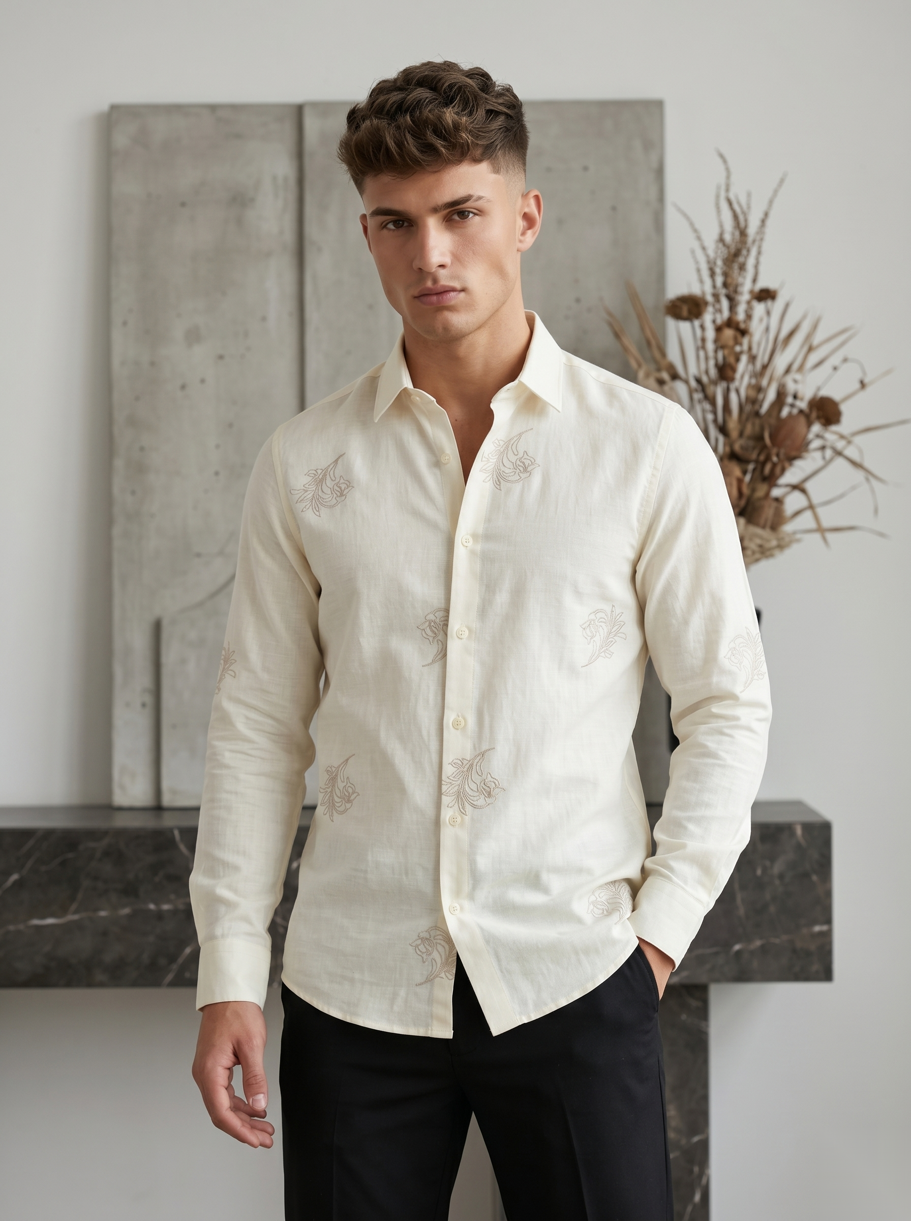 Minimal Embroidered Shirts