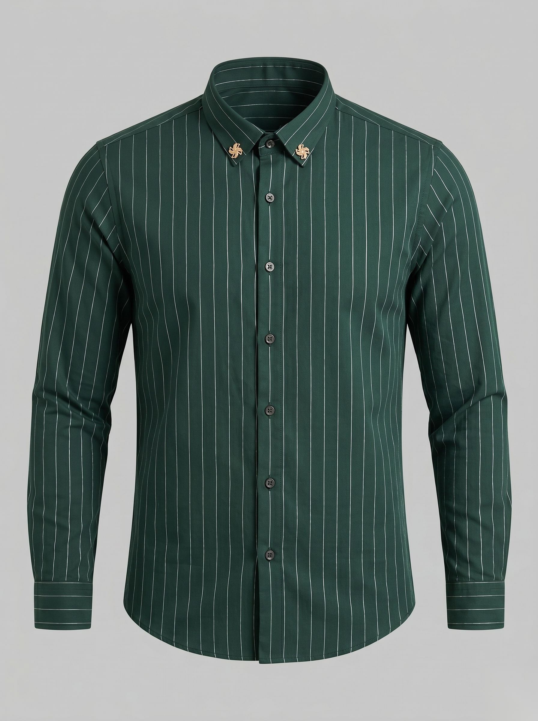 Silver Stripes Party-Wear Shirts