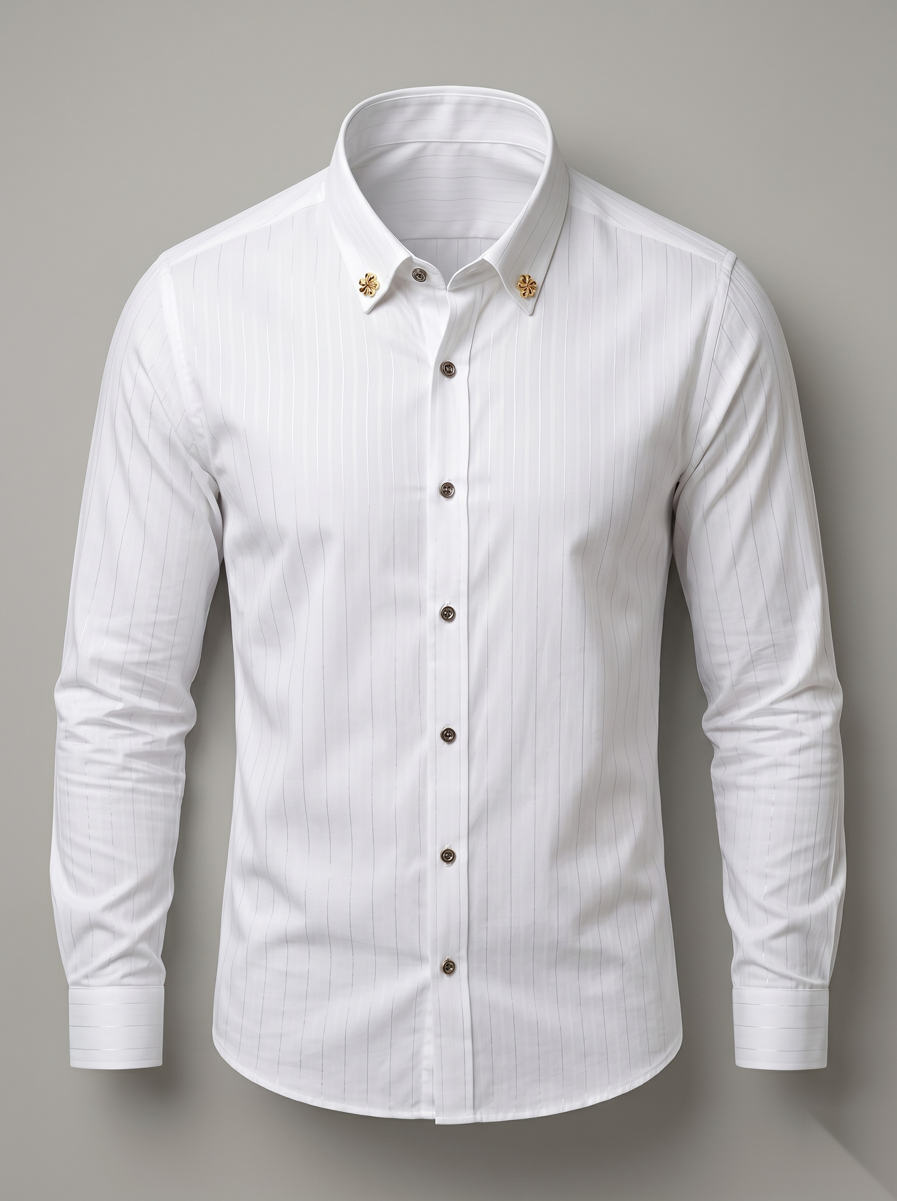 Silver Stripes Party-Wear Shirts
