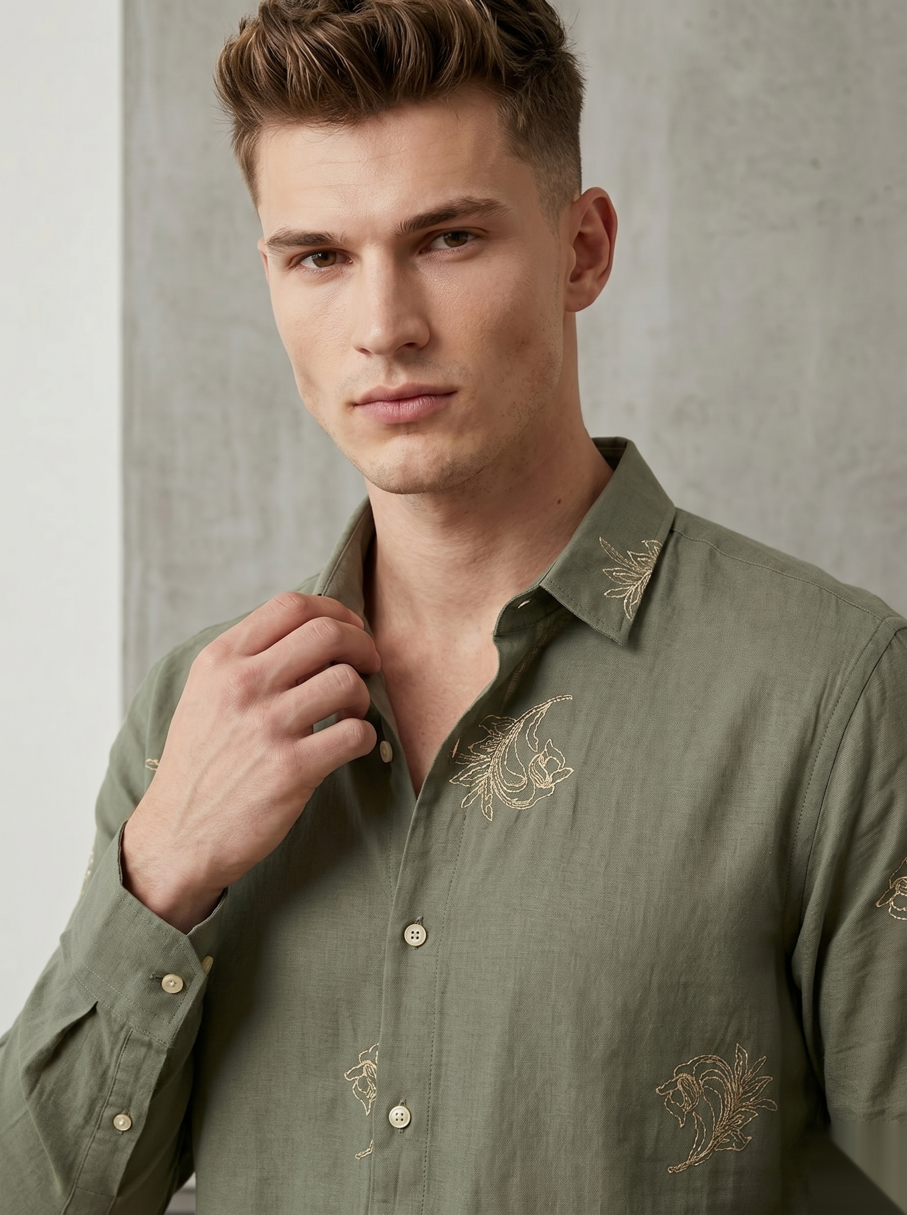 Minimal Embroidered Shirts