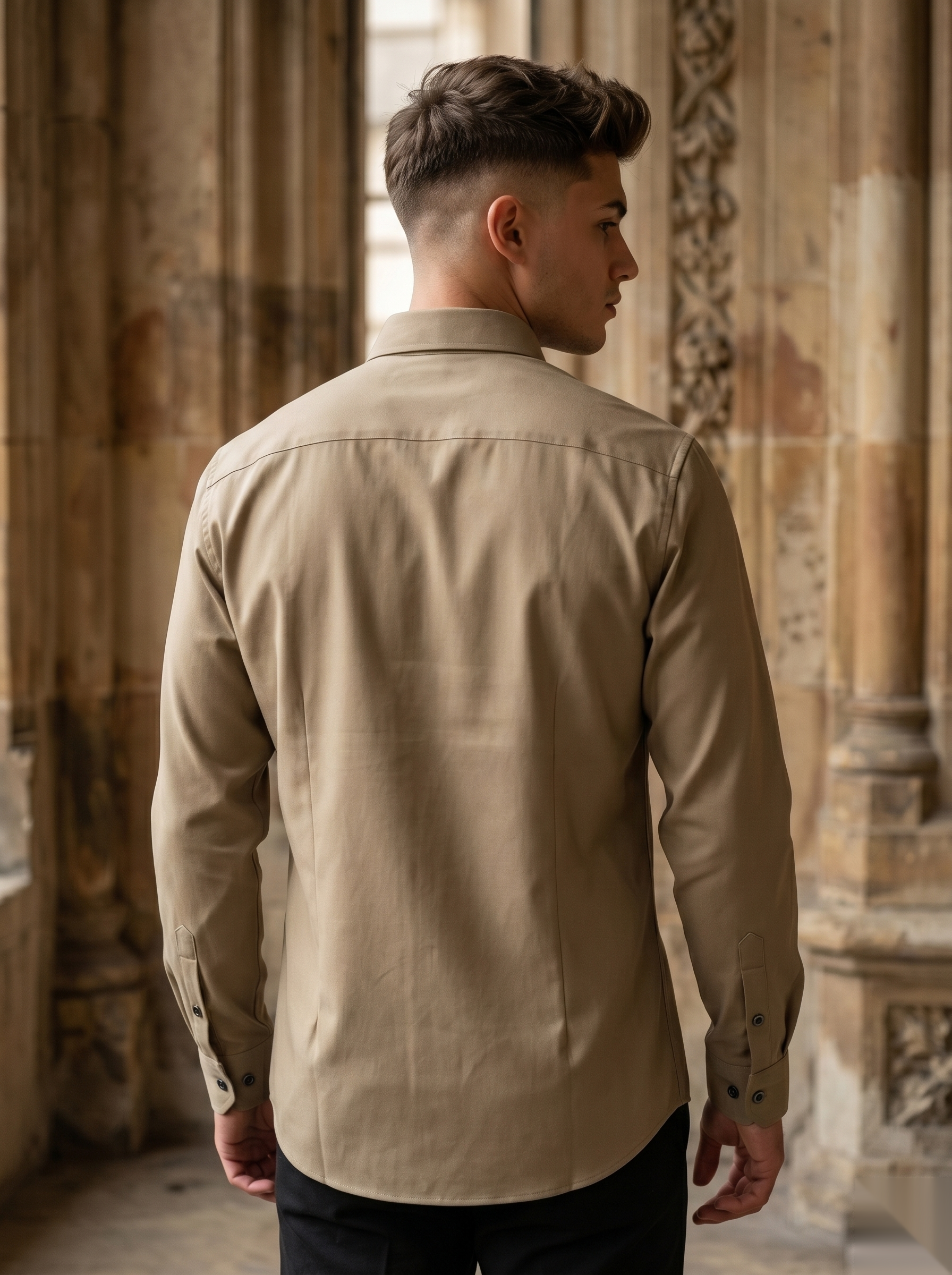 Solid Suede Shirts