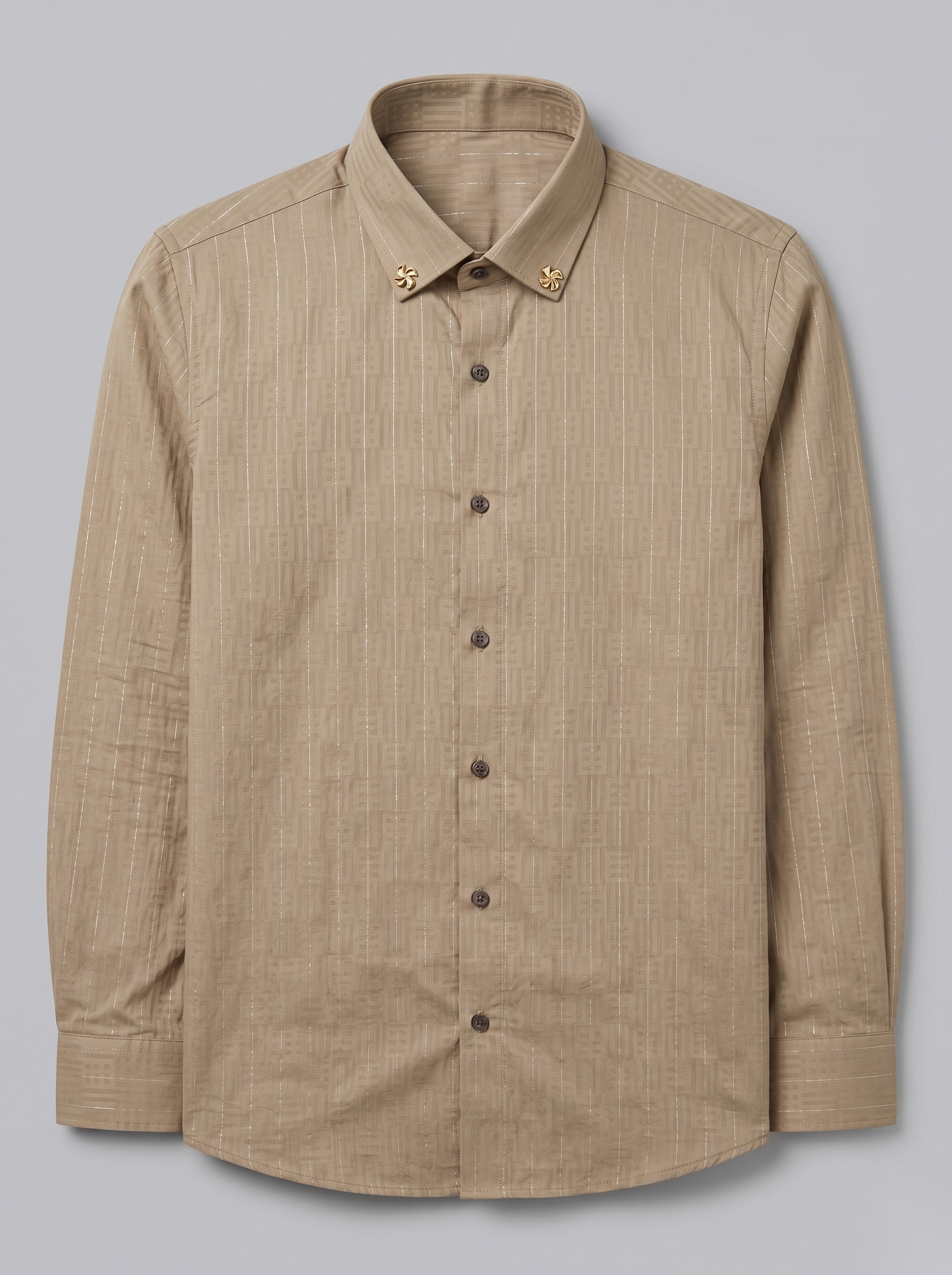 Silver Stripes Party-Wear Shirts
