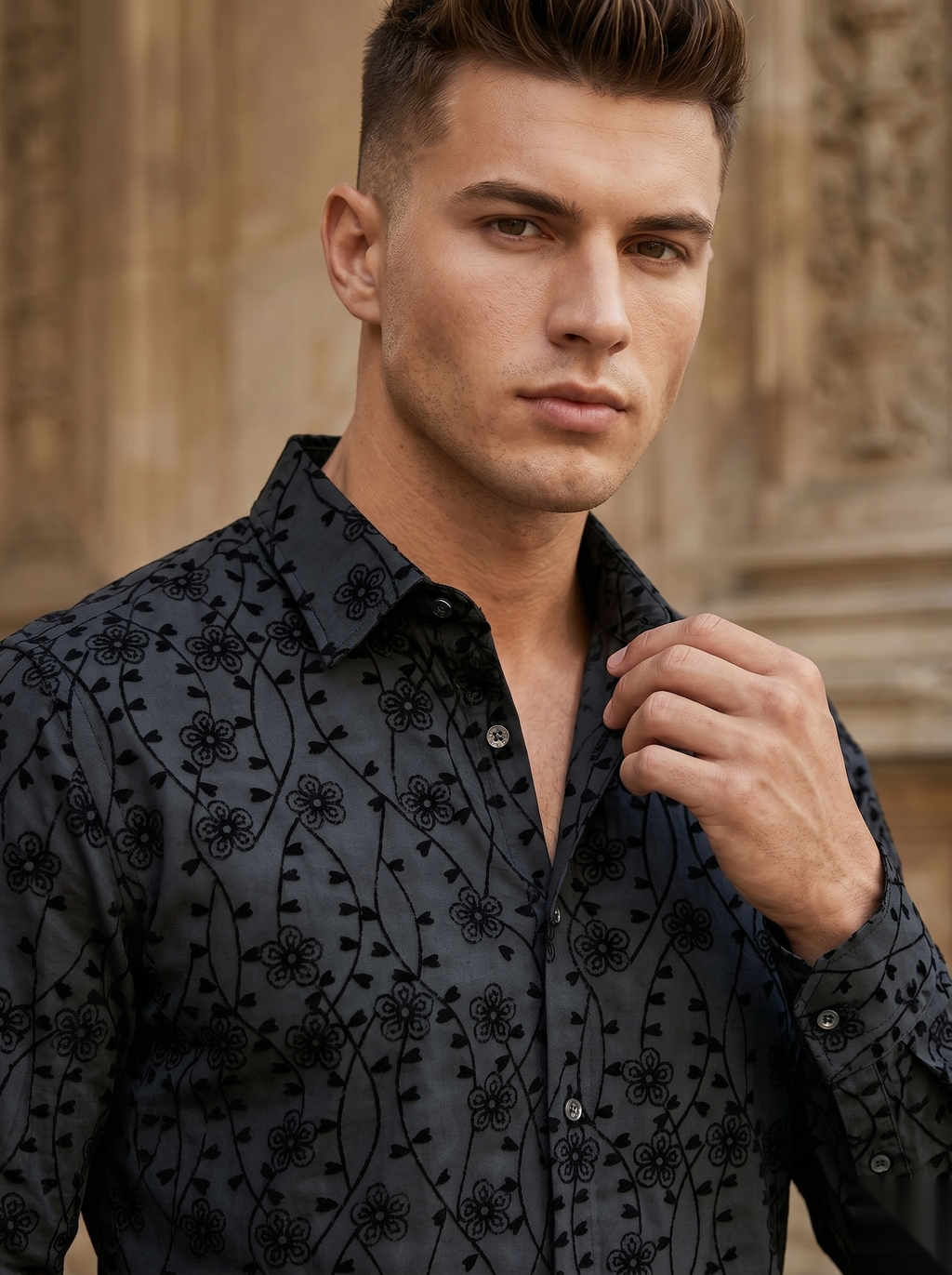 Self-Design Shirts - Flower