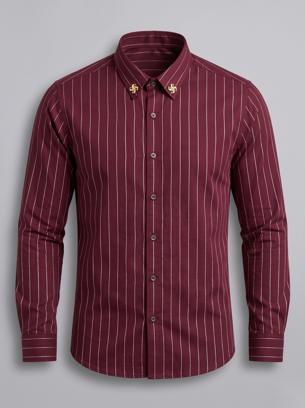 Silver Stripes Party-Wear Shirts