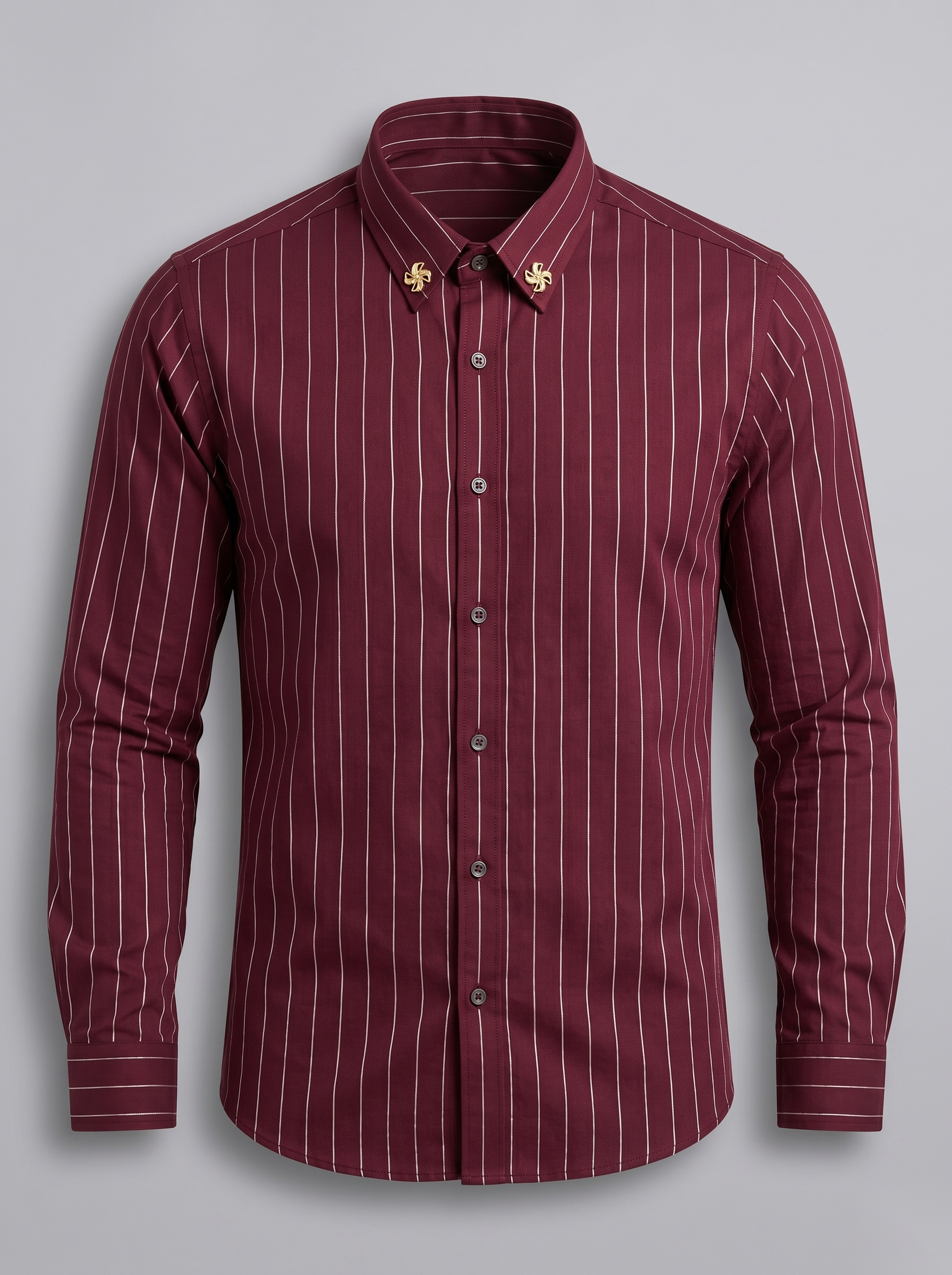Silver Stripes Party-Wear Shirts