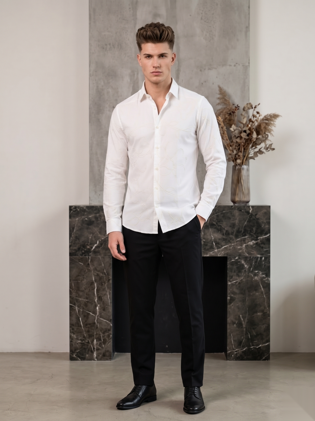 Minimal Embroidered Shirts