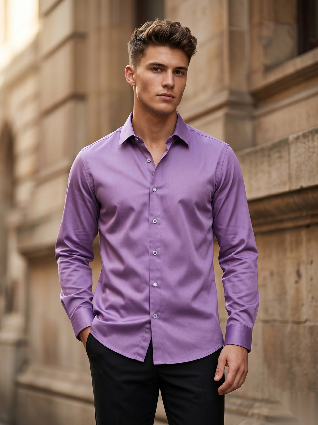 Snipes satin shirt featuring a smooth, shiny fabric with a classic collar and button-down front, stylish and elegant for any occasion.