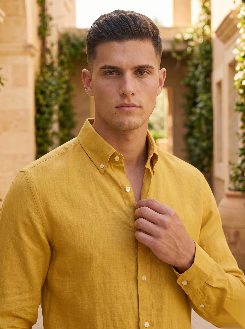 Linen-Blend Shirts