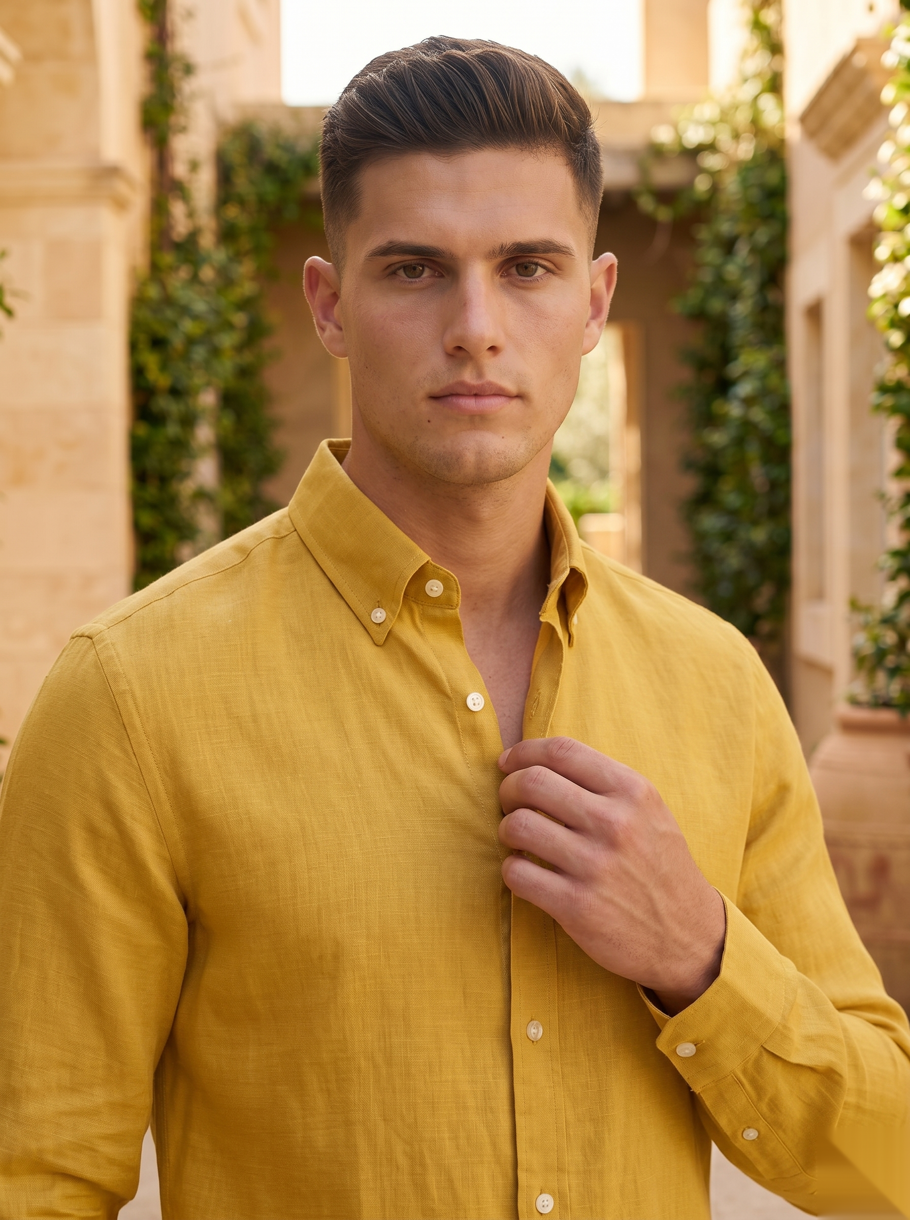 Linen-Blend Shirts