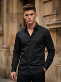 Classic Lachka shirt by Snipes featuring a stylish design, shown in a close-up image highlighting fabric and collar details.