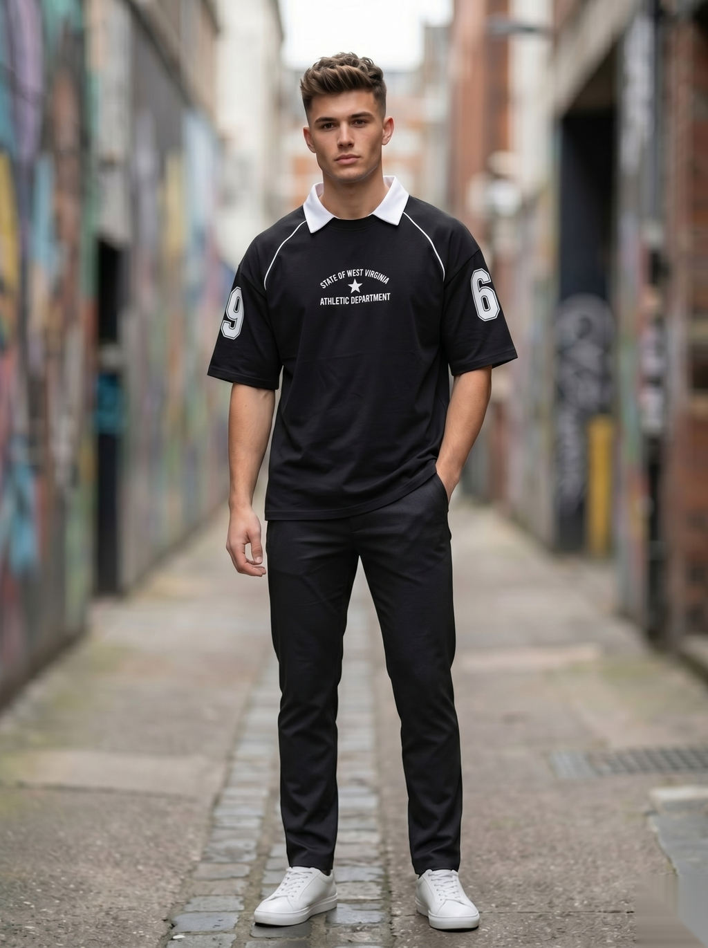 Oversized Polo T-Shirt