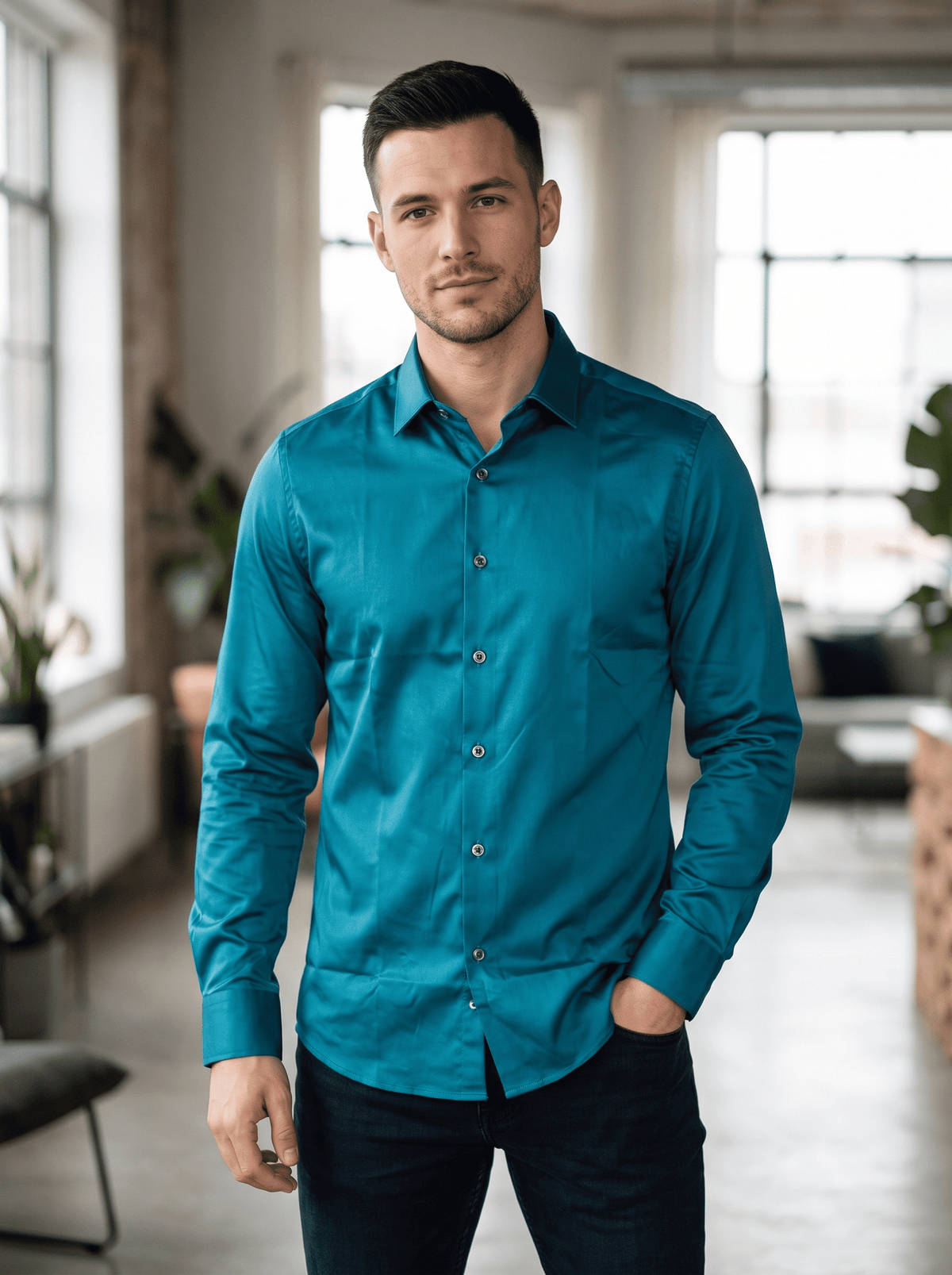 Men’s Satin Shirt – Party & Occasion Wear