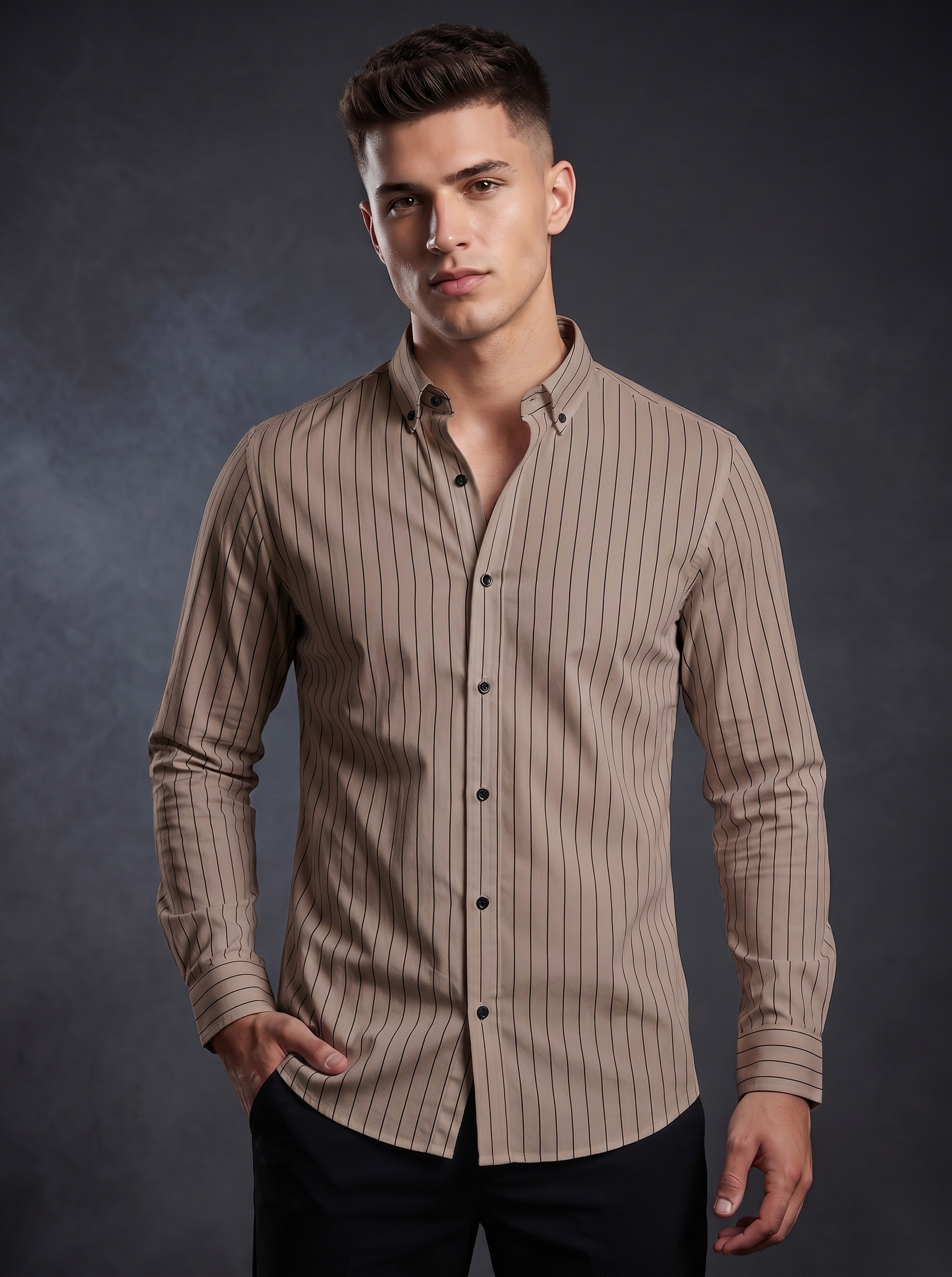 Snipes striped shirt with a classic pattern, featuring a comfortable fit and stylish design, perfect for casual wear.