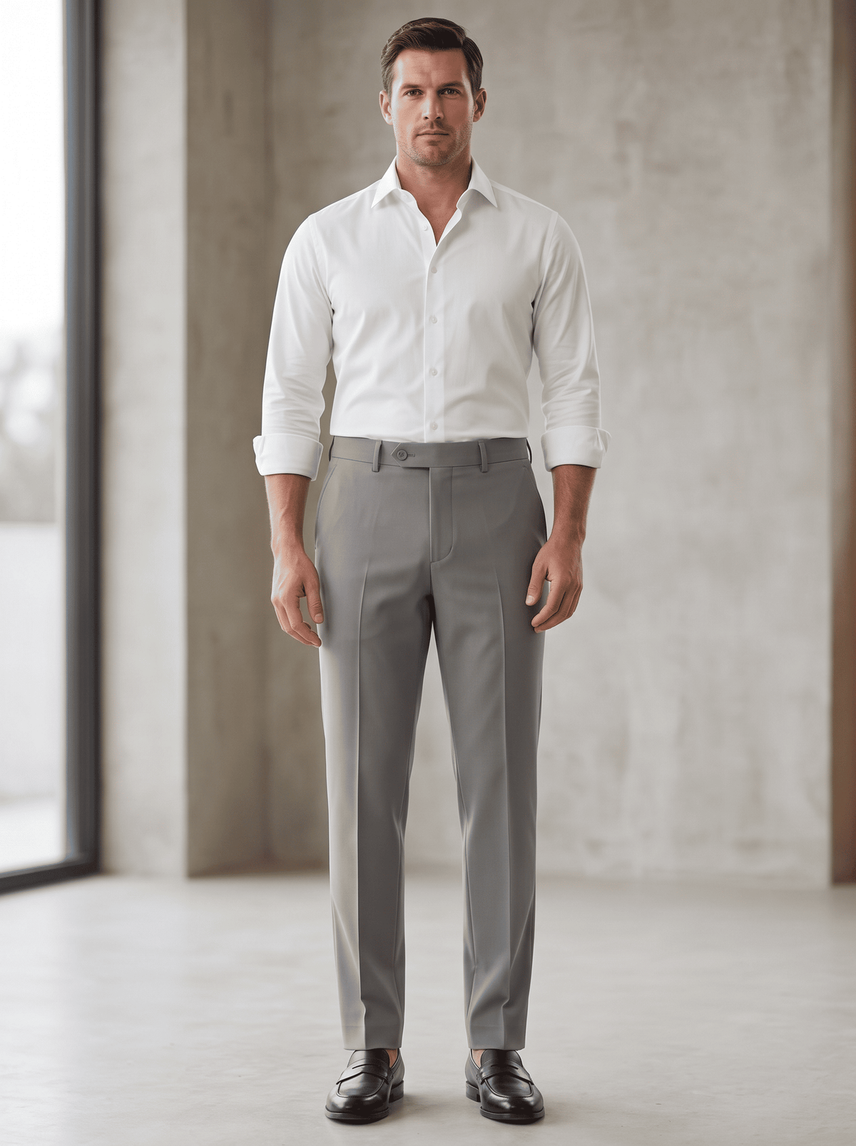 Men's TR Formal Trousers – Premium Tailored Fit Pants