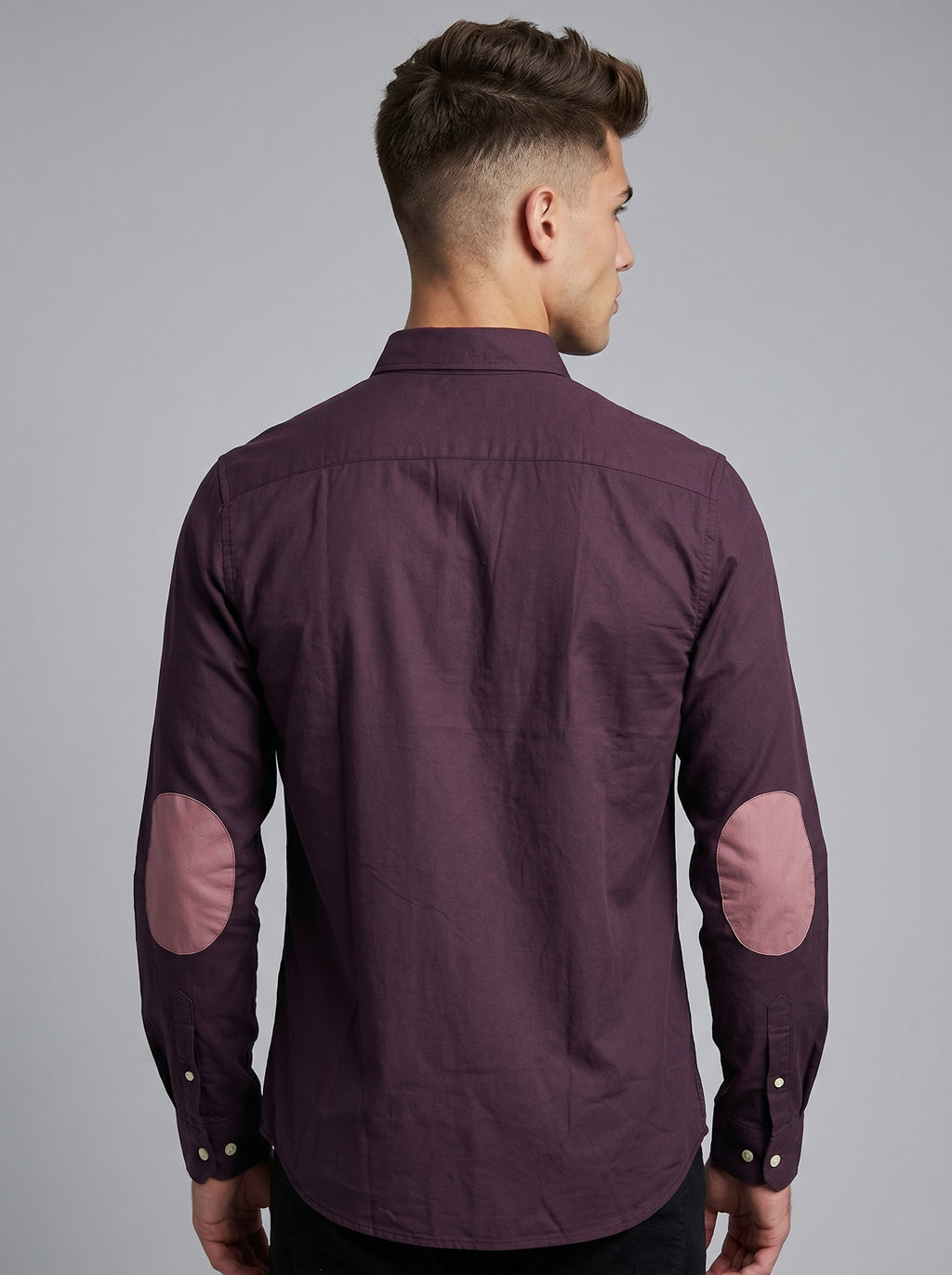 Snipes elbow patch shirt featuring a classic button-up design with contrasting fabric patches on the elbows.
