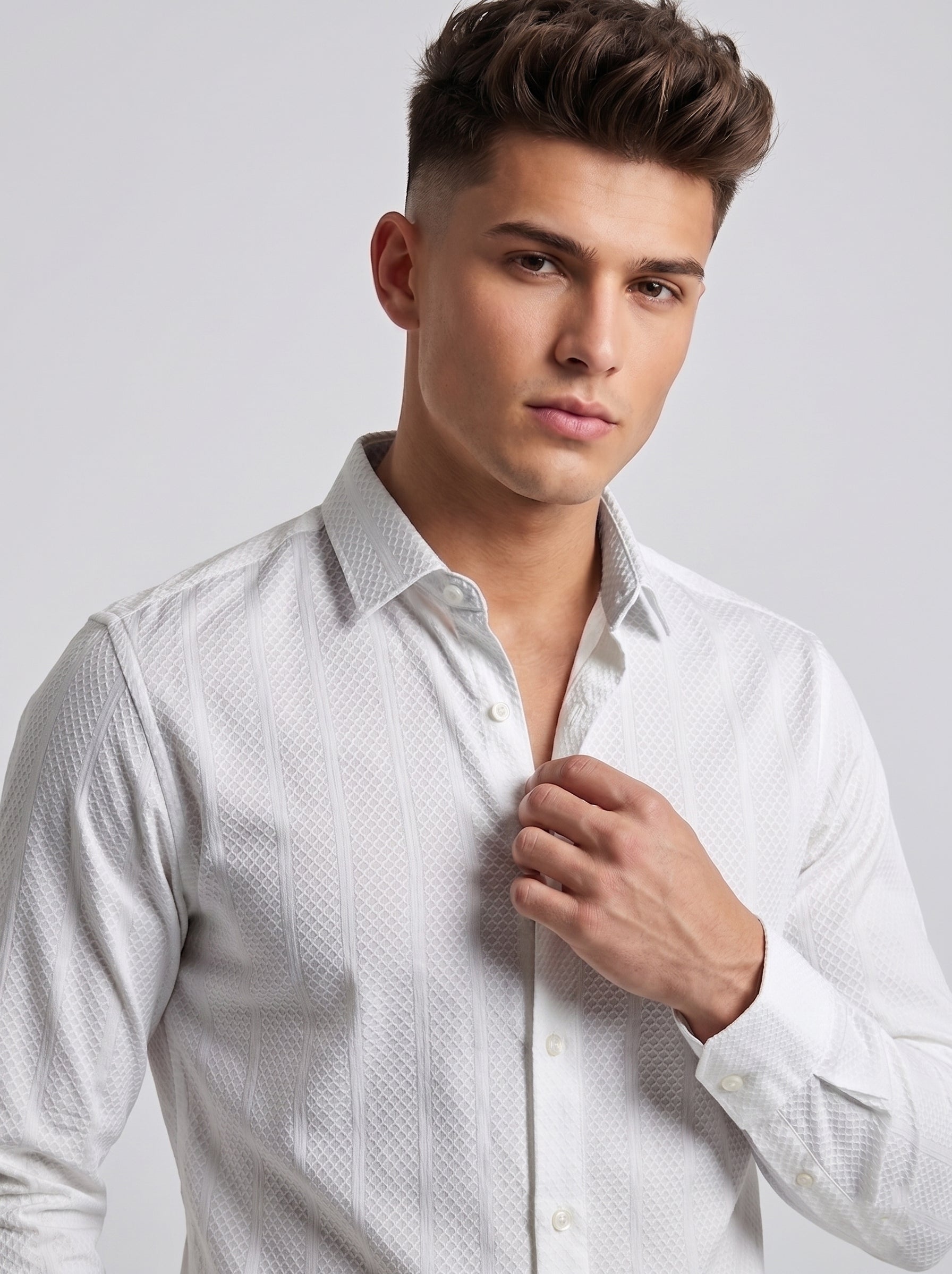 Snipes Self-Design Shirt featuring a unique Gemini-inspired graphic print on soft fabric, casual style, and comfortable fit.