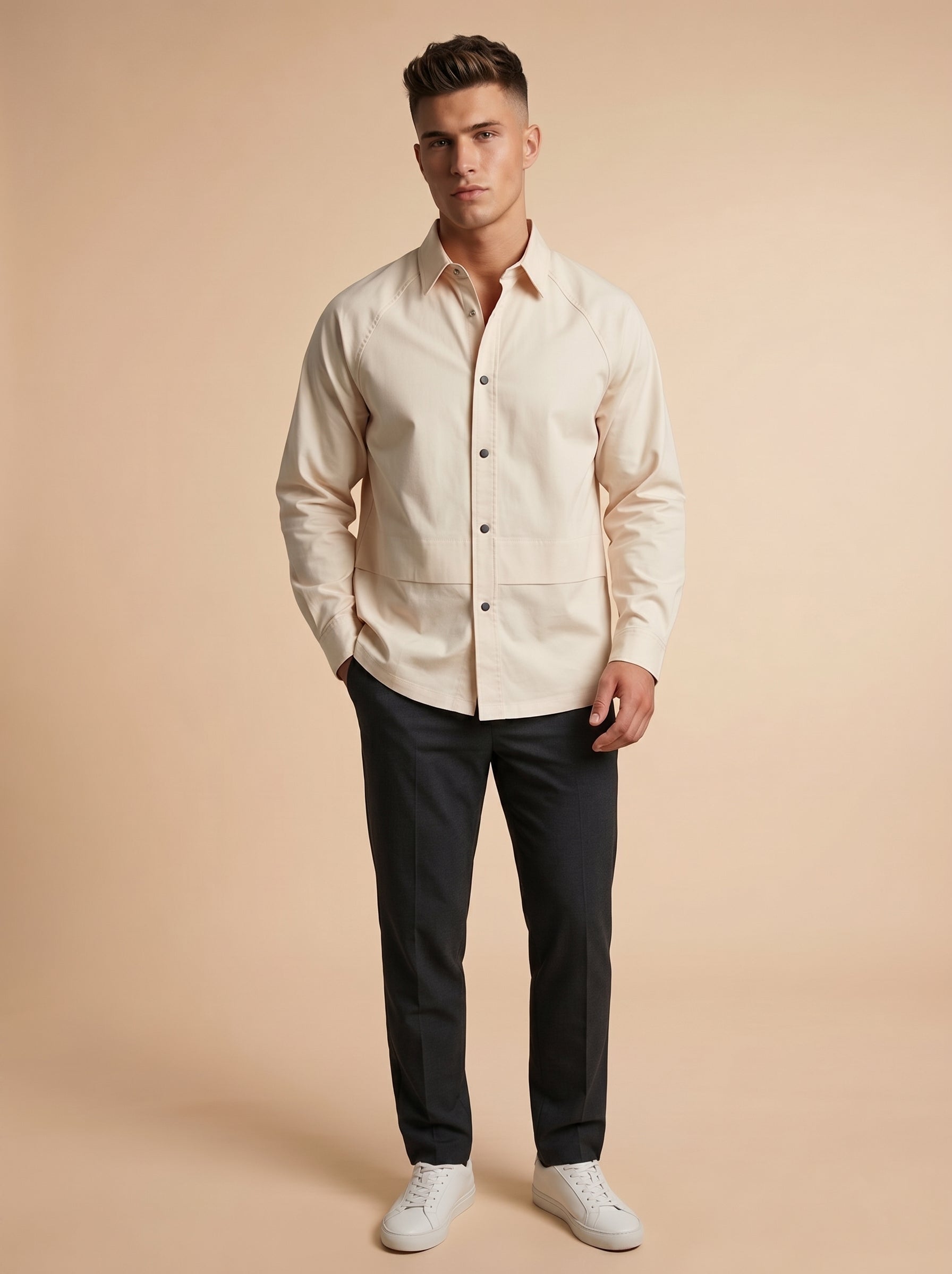 Snipes shacket shirt featuring a stylish, casual design with a button-up front and versatile fabric suitable for layered looks.