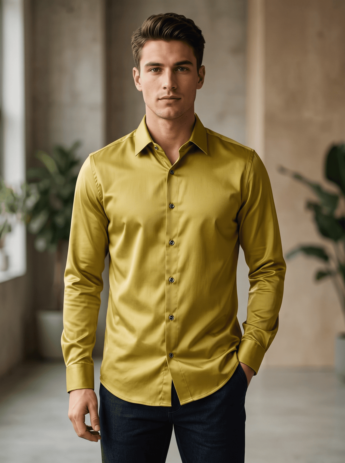 Men’s Satin Shirt – Party & Occasion Wear