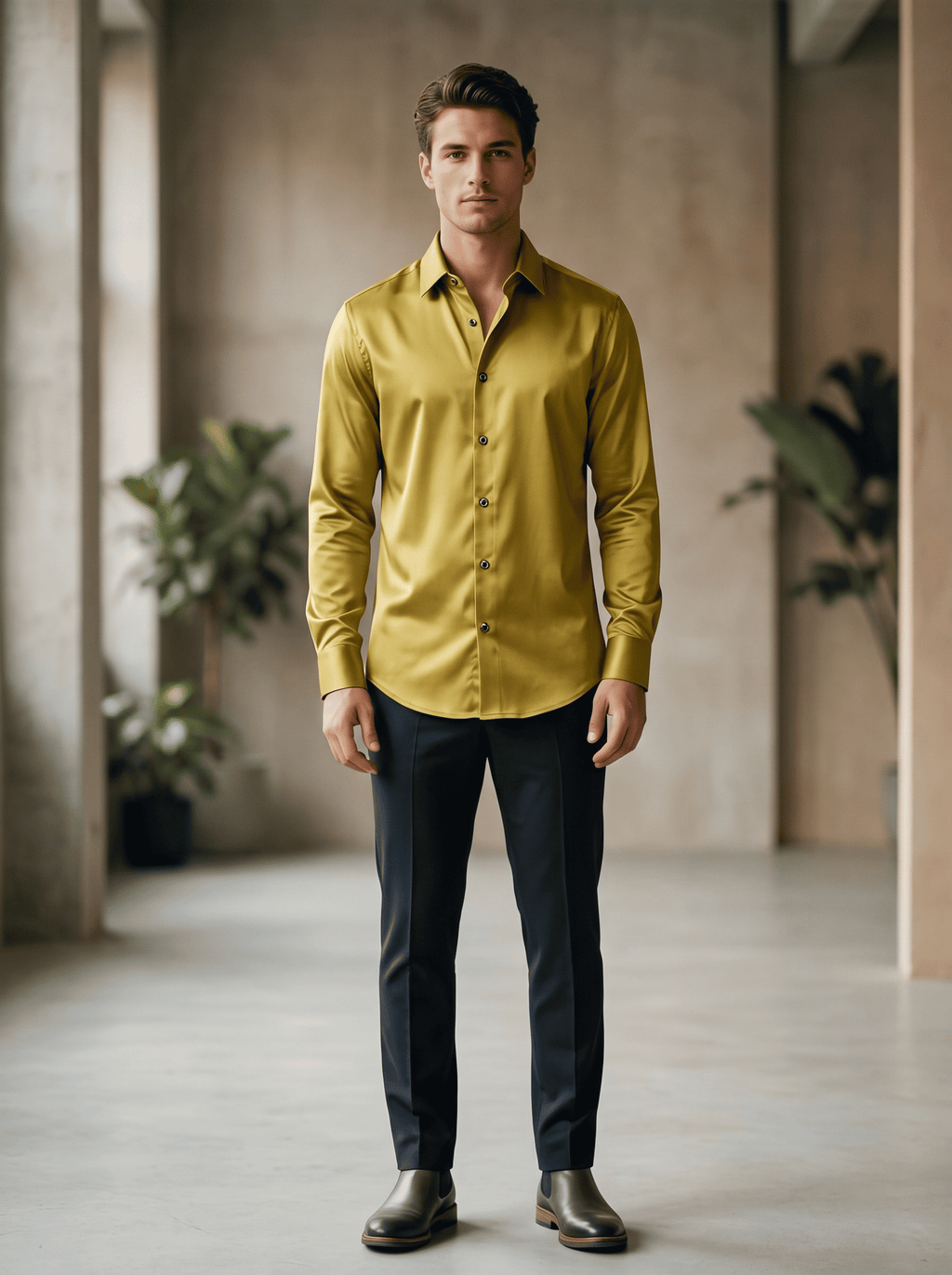 Men’s Satin Shirt – Party & Occasion Wear