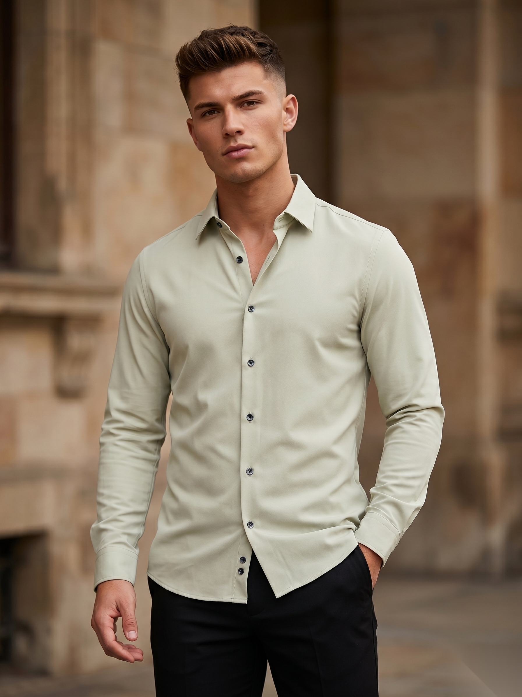 Classic Lachka Shirt by Snipes, featuring a stylish design, displayed on a neutral background with a focus on fabric texture.