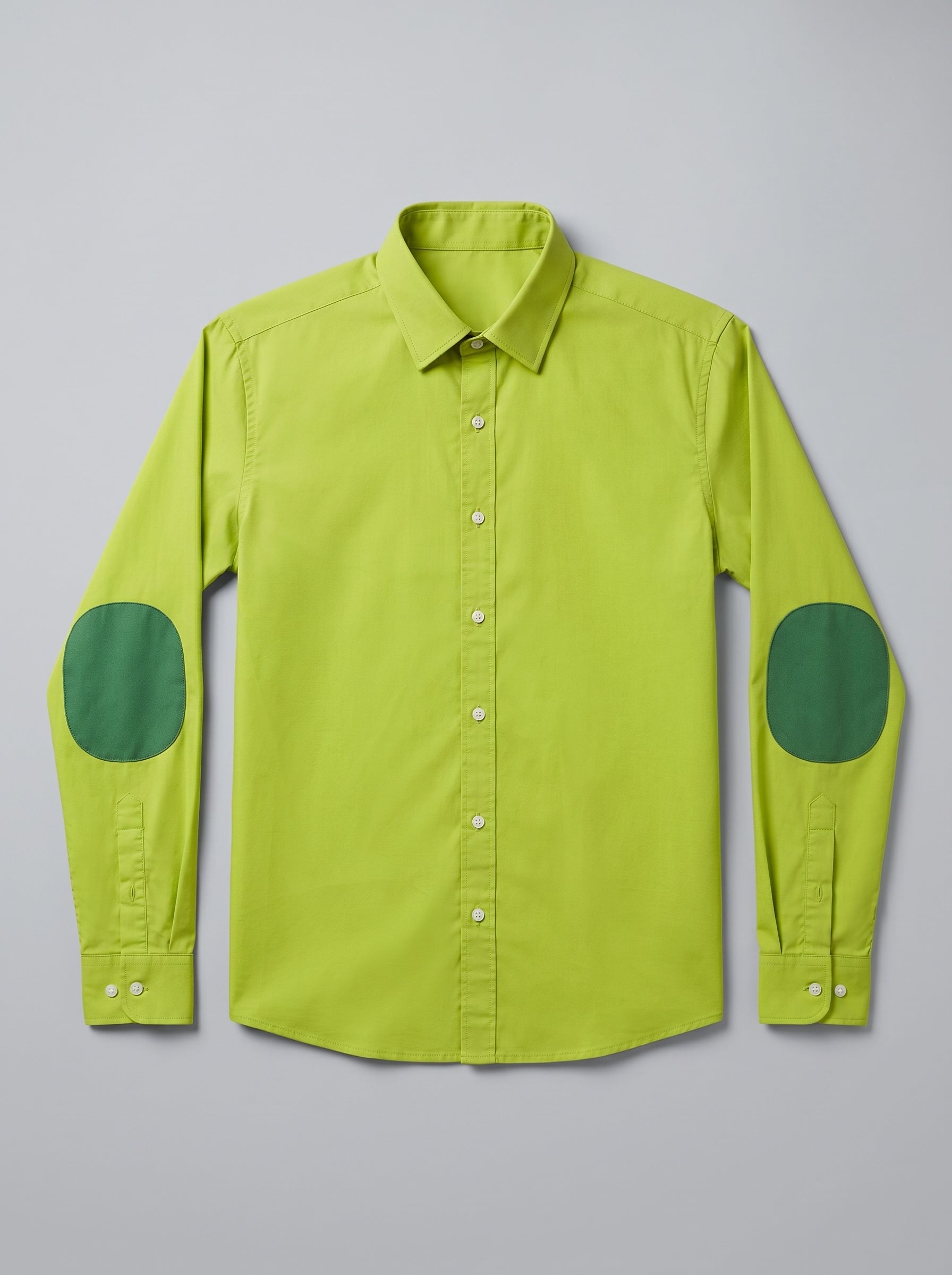 Snipes men's elbow patch shirt with contrasting patches on the elbows, stylish casual shirt in a neutral color.