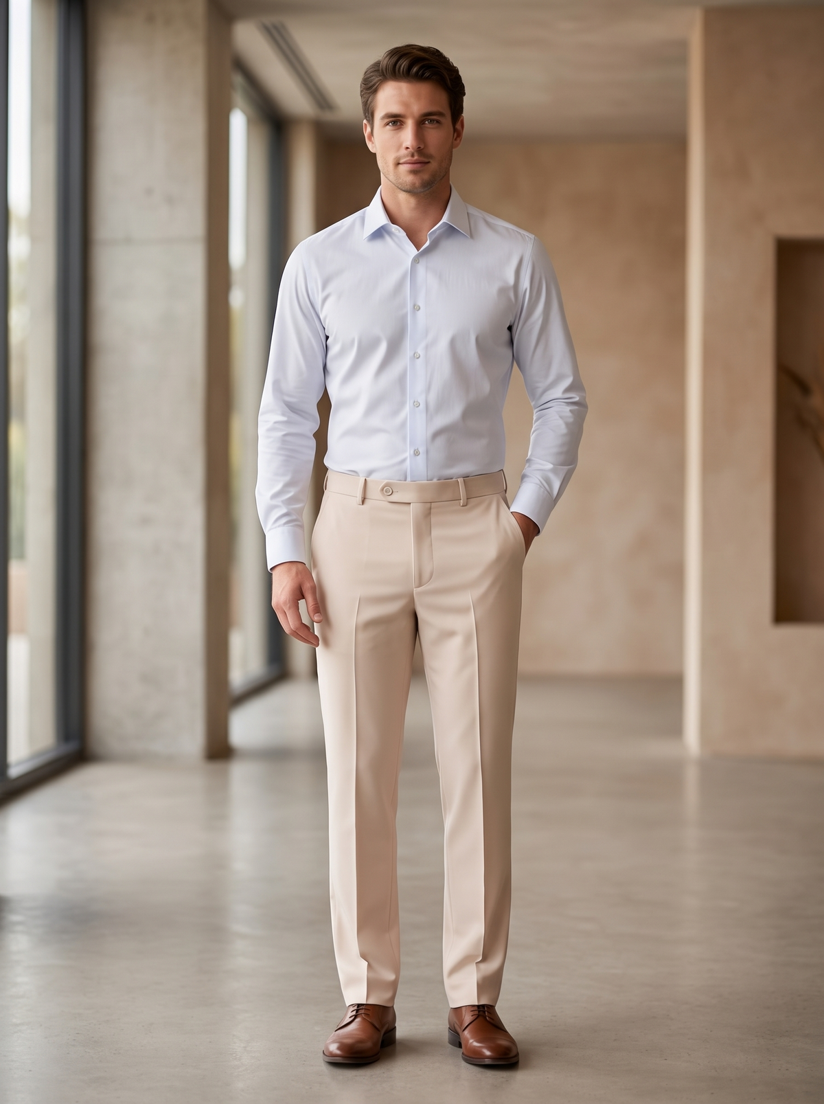 Men's TR Formal Trousers – Premium Tailored Fit Pants