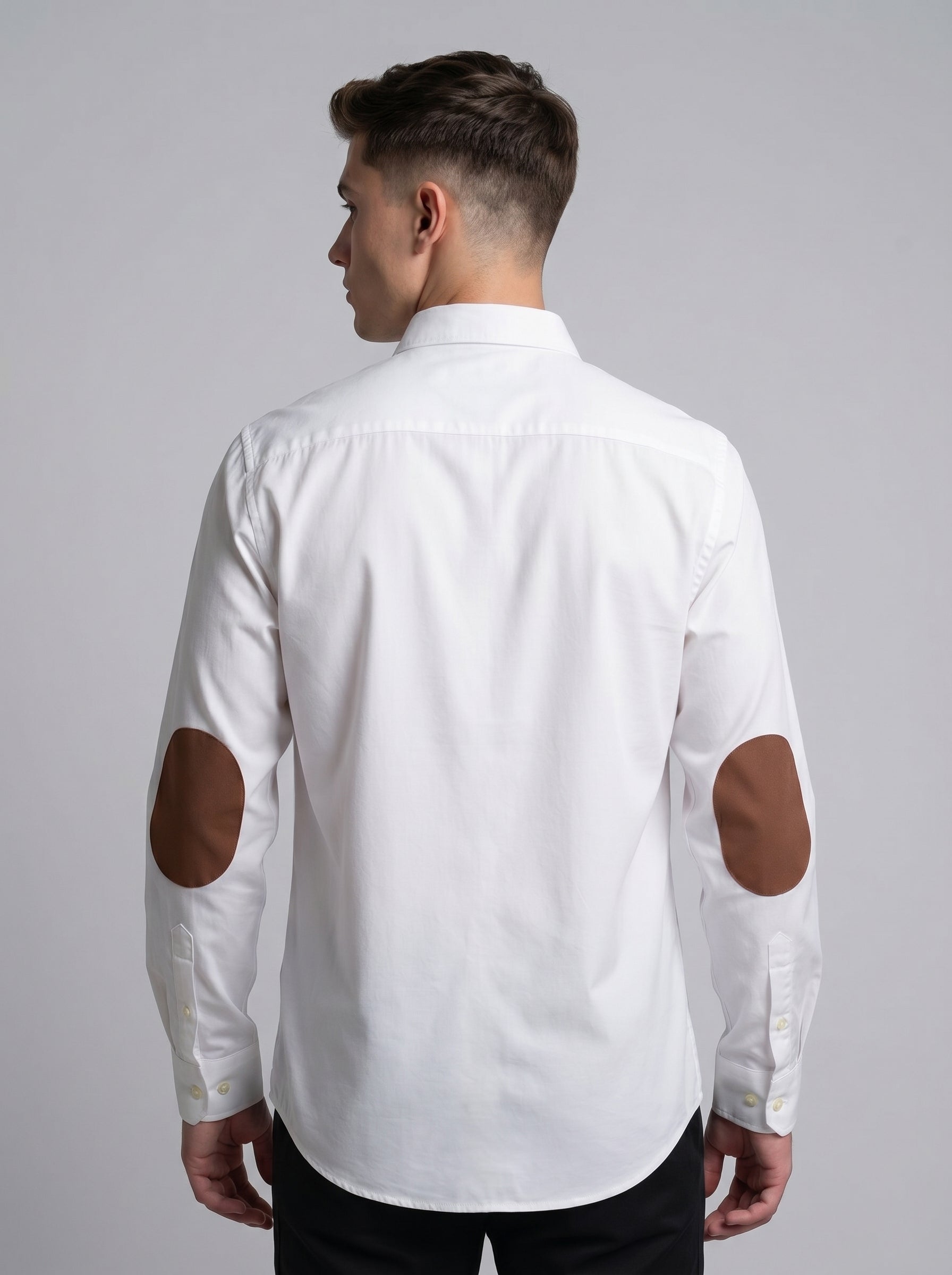 Snipes men's shirt with stylish elbow patches, featuring a casual design and comfortable fit, shown in the Gemini generated image.