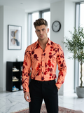 Digital Printed Shirts - Orange&Red