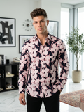 Digital Printed Shirts - Pink&Violet