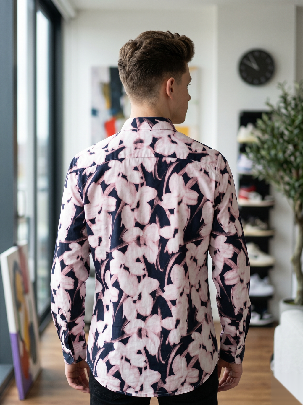 Digital Printed Shirts - Pink&Violet