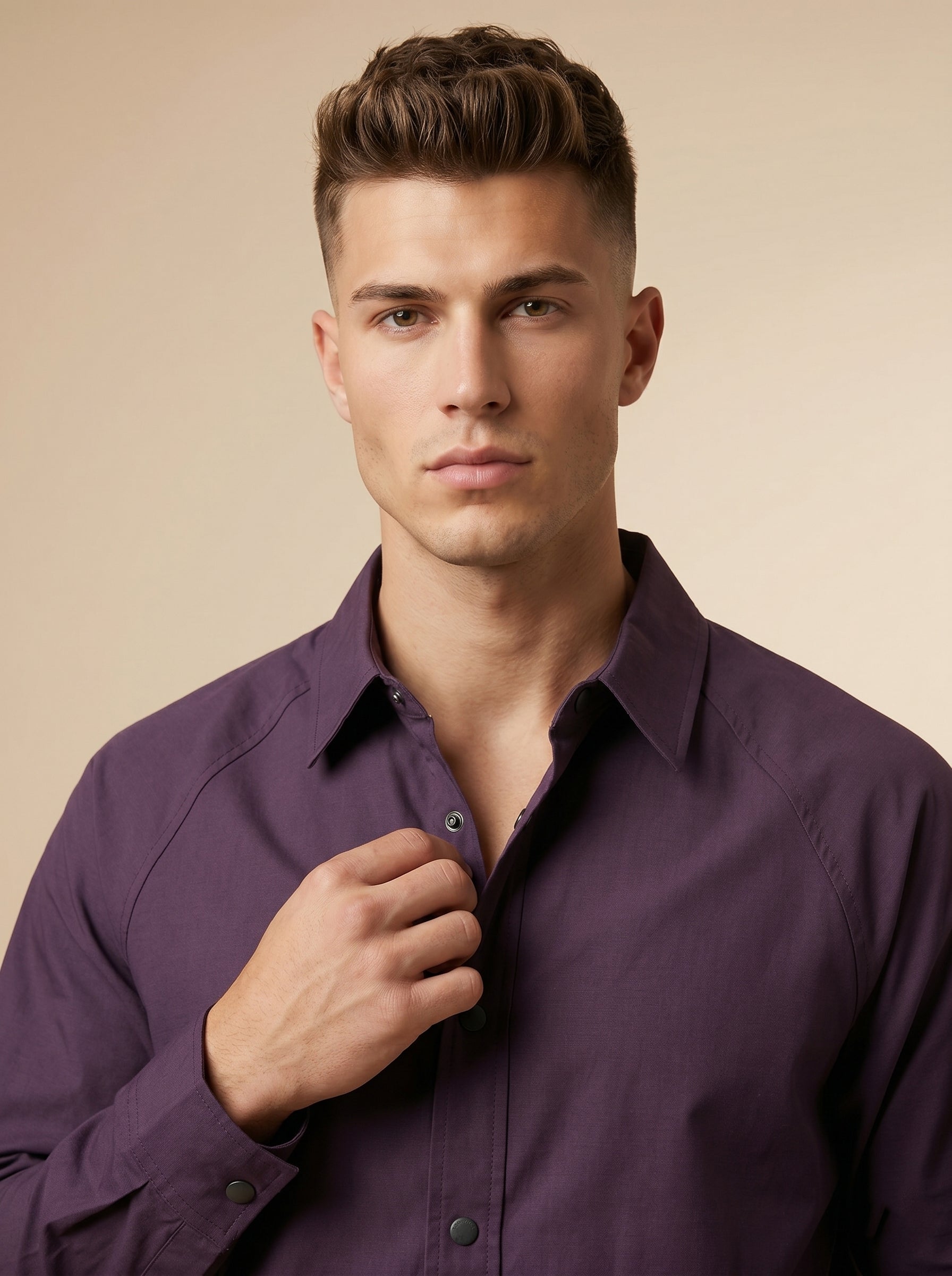 Snipes men's shacket shirt with a stylish, casual design, featuring a button-up front and comfortable fit.
