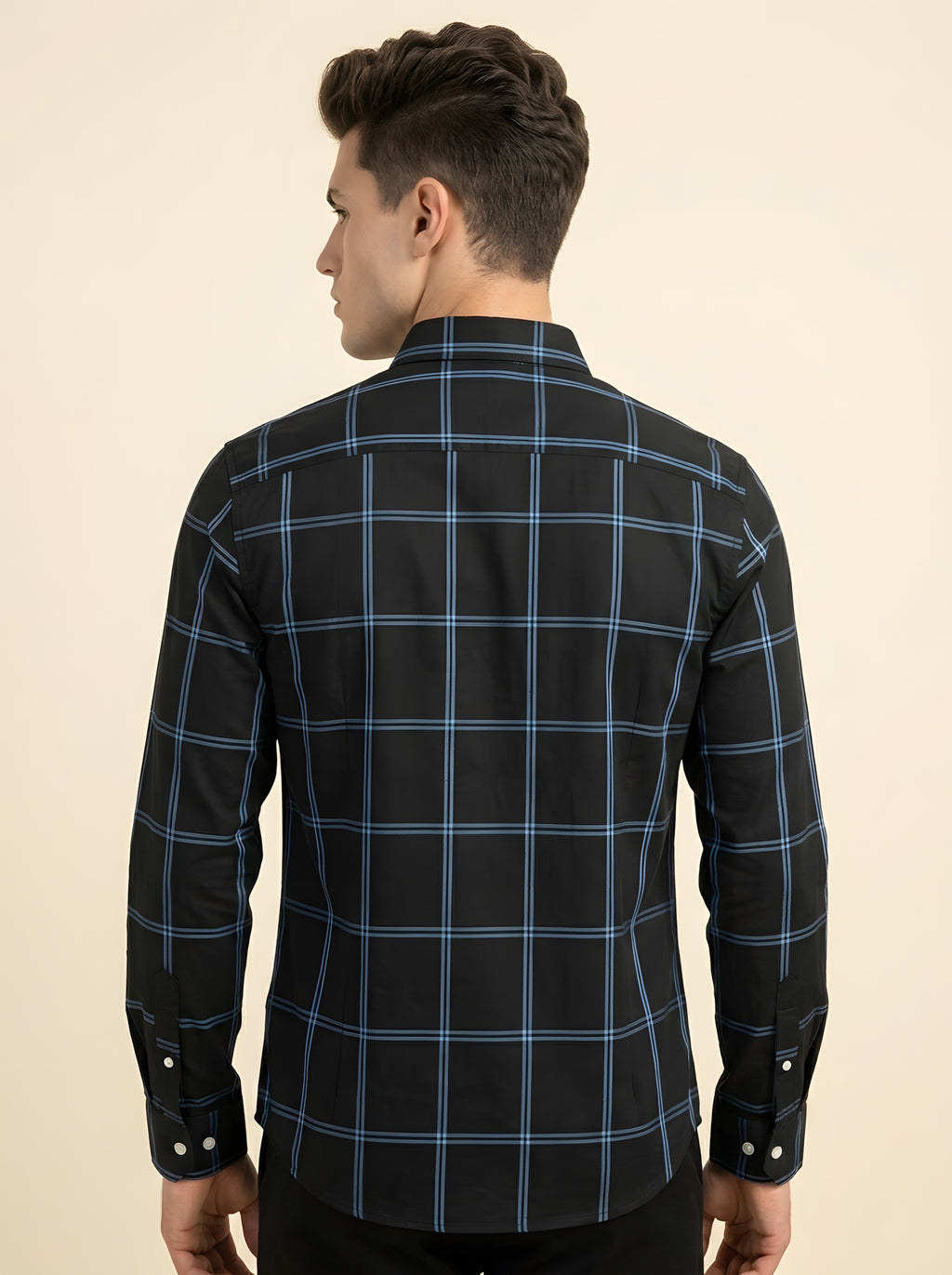 Snipes checked shirt with a classic pattern, featuring a button-up design and collar, ideal for casual or smart-casual wear.
