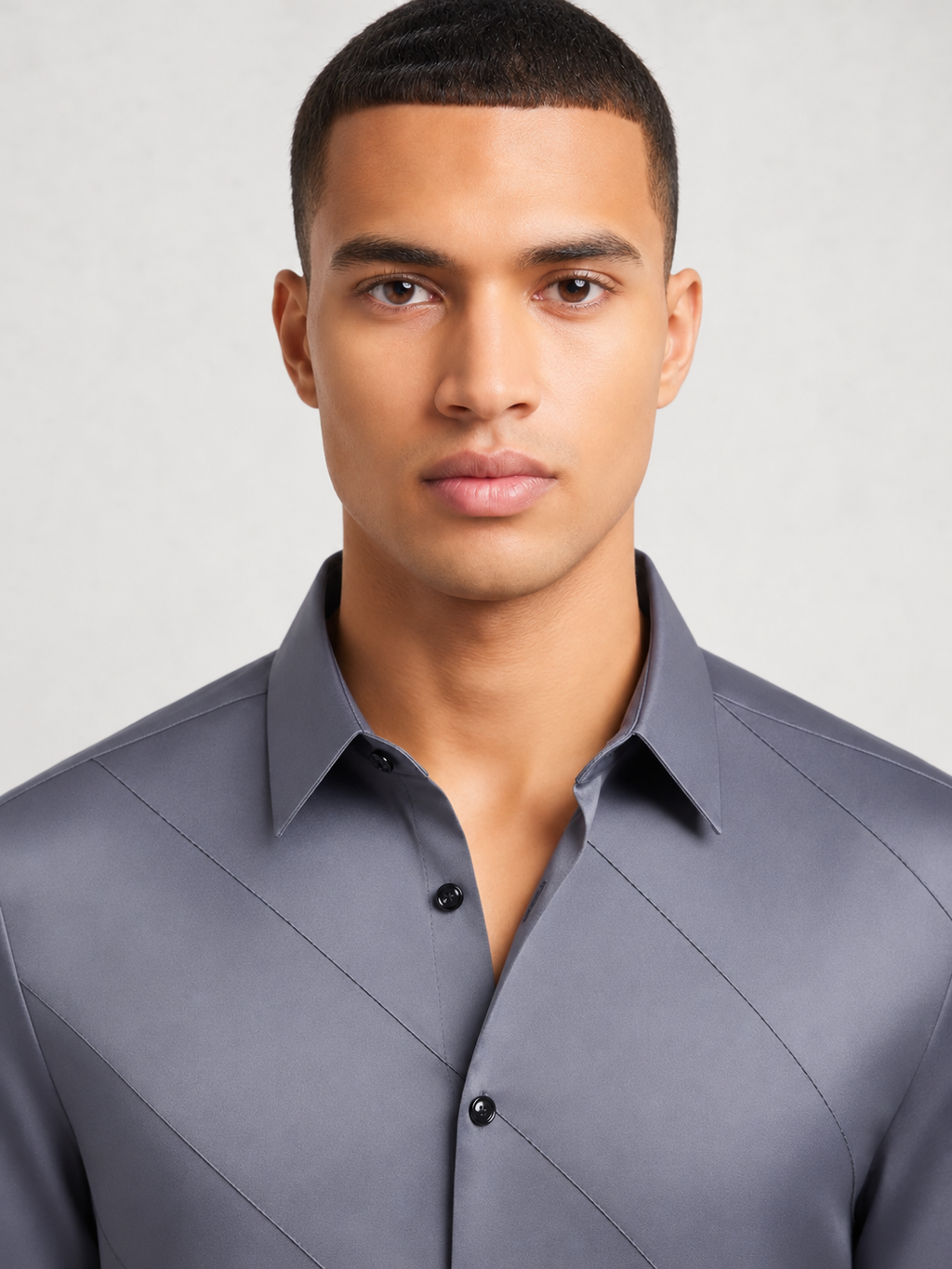 Men's Cross Stripes Club Wear Shirt