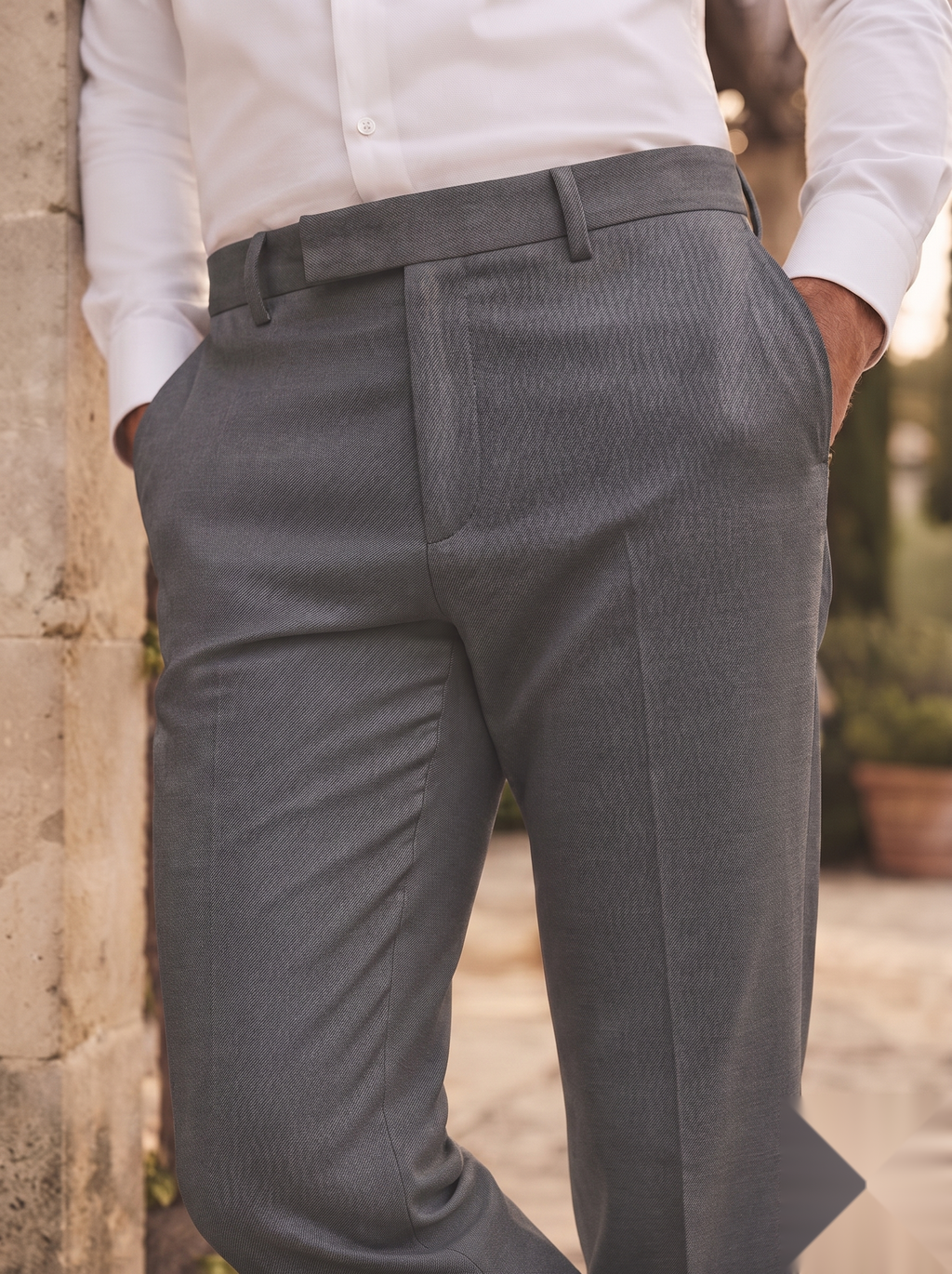 Solid Formal Pants