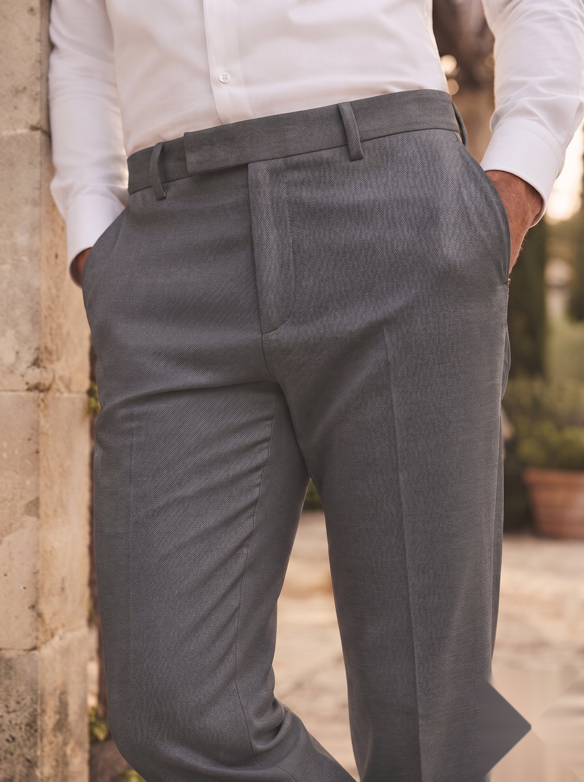 Solid Formal Pants