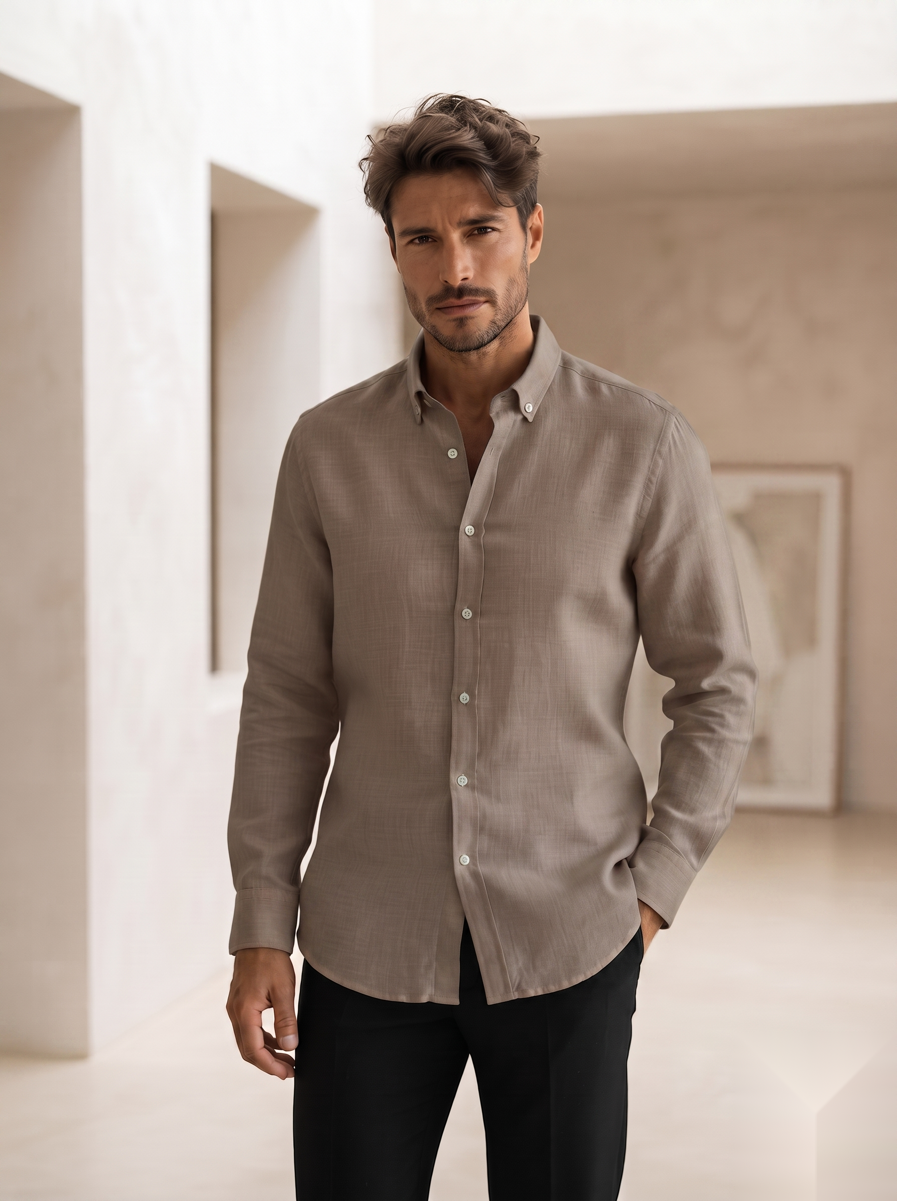 Korean Linen Shirts