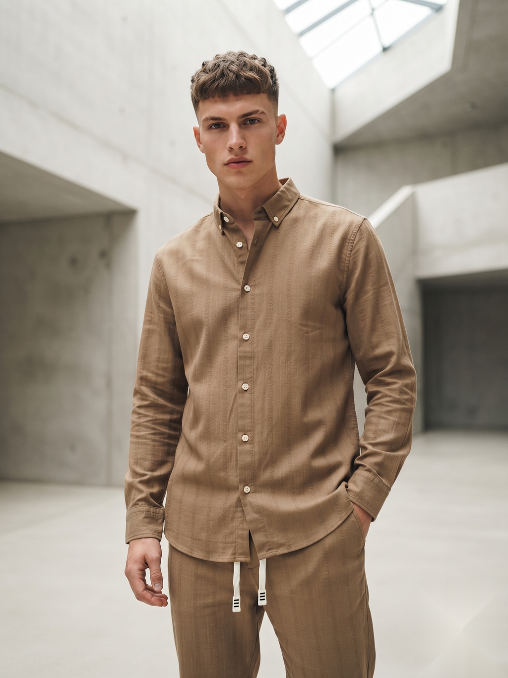Snipes Co-ord set - Khaki