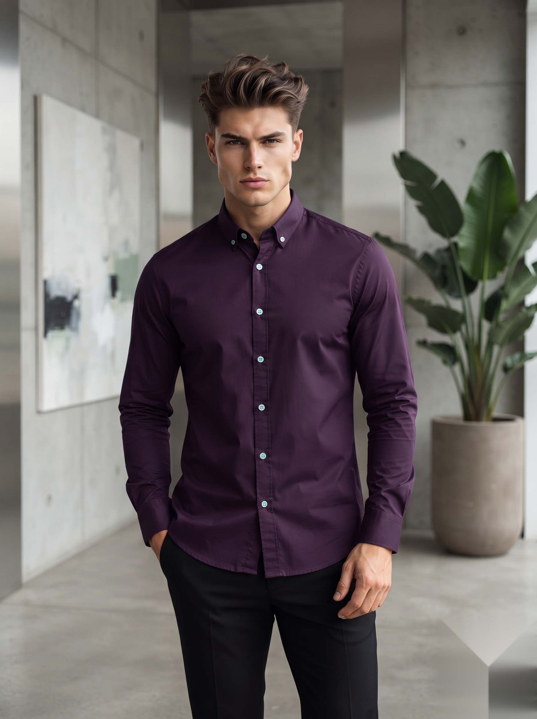 Elbow-Patch Shirts
