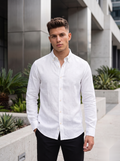 Pure 100% Linen Shirt - White