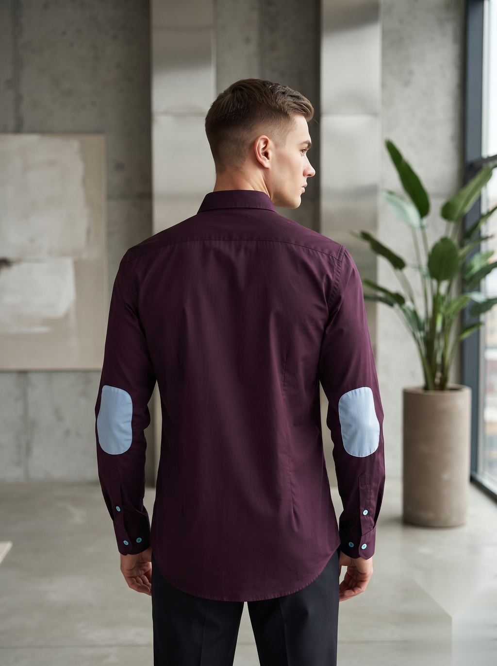 Elbow-Patch Shirts