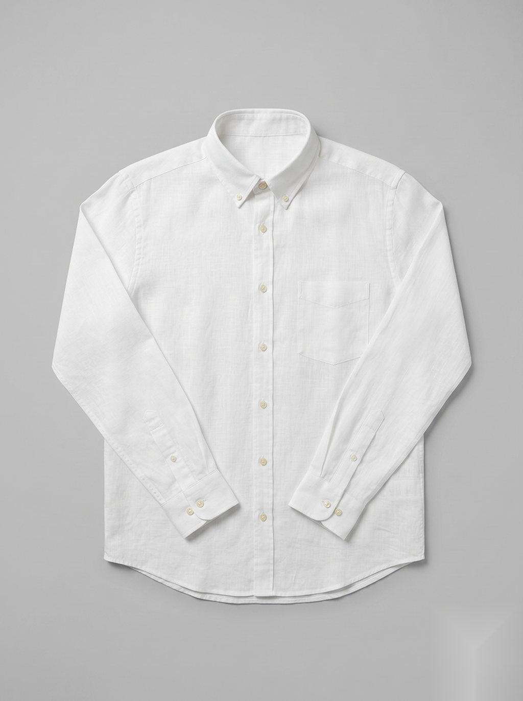 Pure 100% Linen Shirt - White