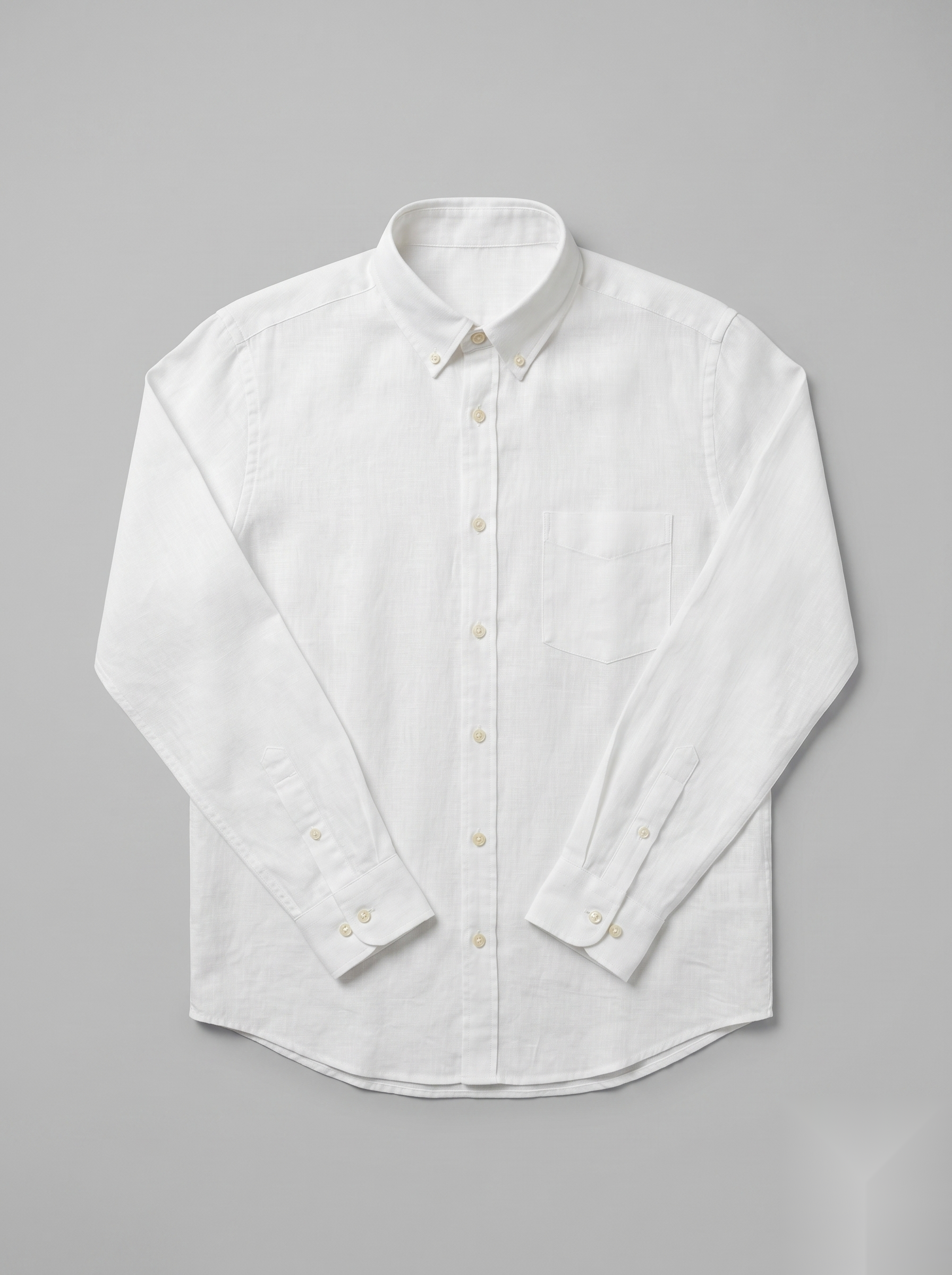 Pure 100% Linen Shirt - White