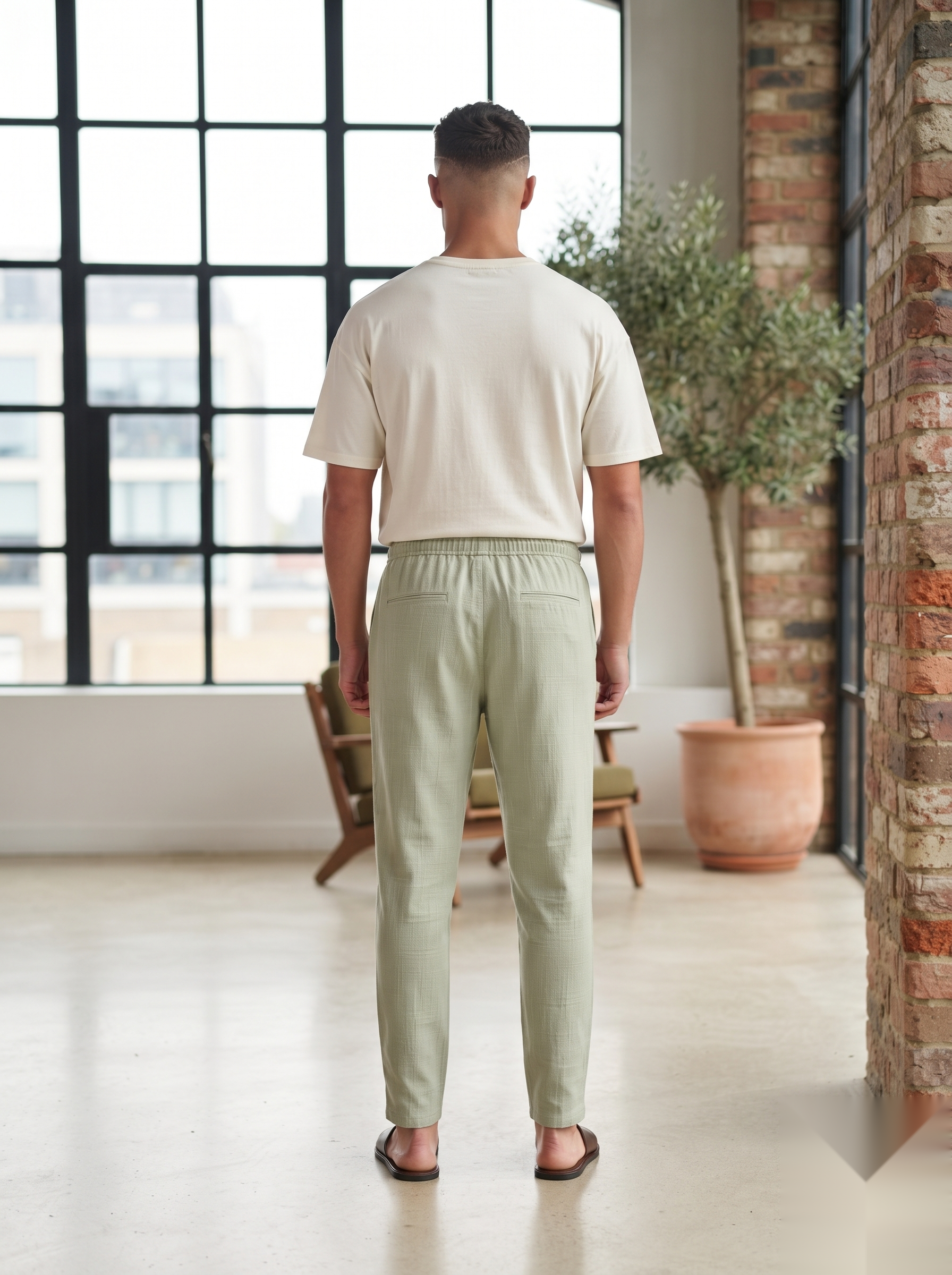 Drawstring - Linen Pant