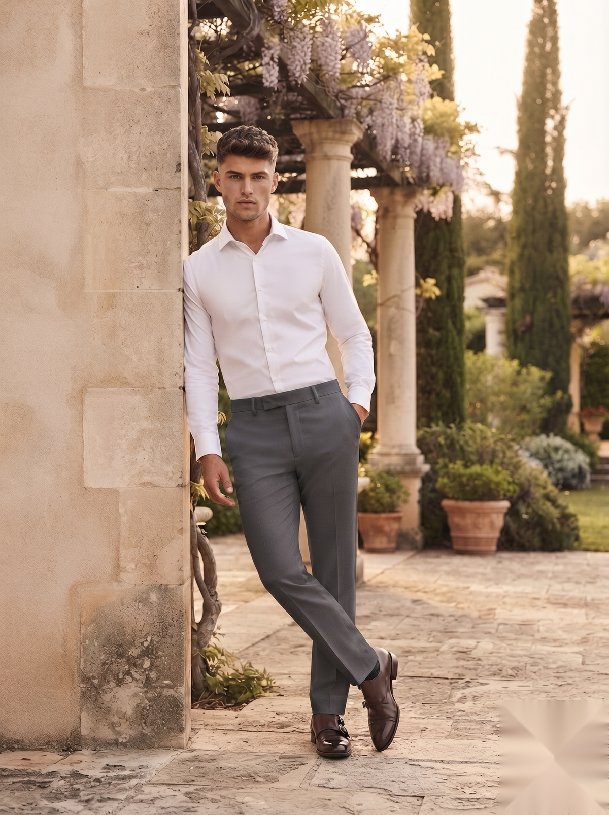 Solid Formal Pants