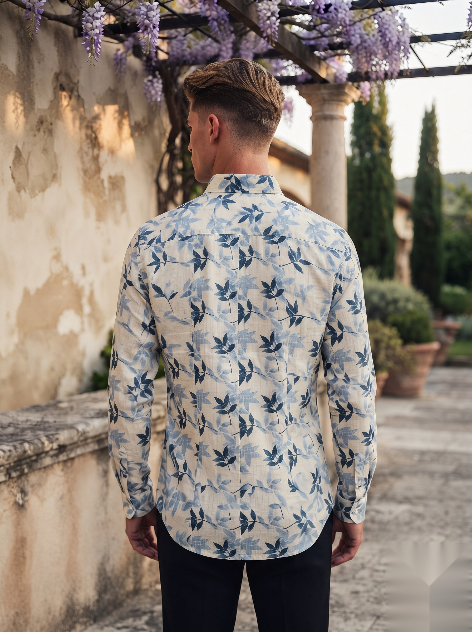 Printed Linen Shirt